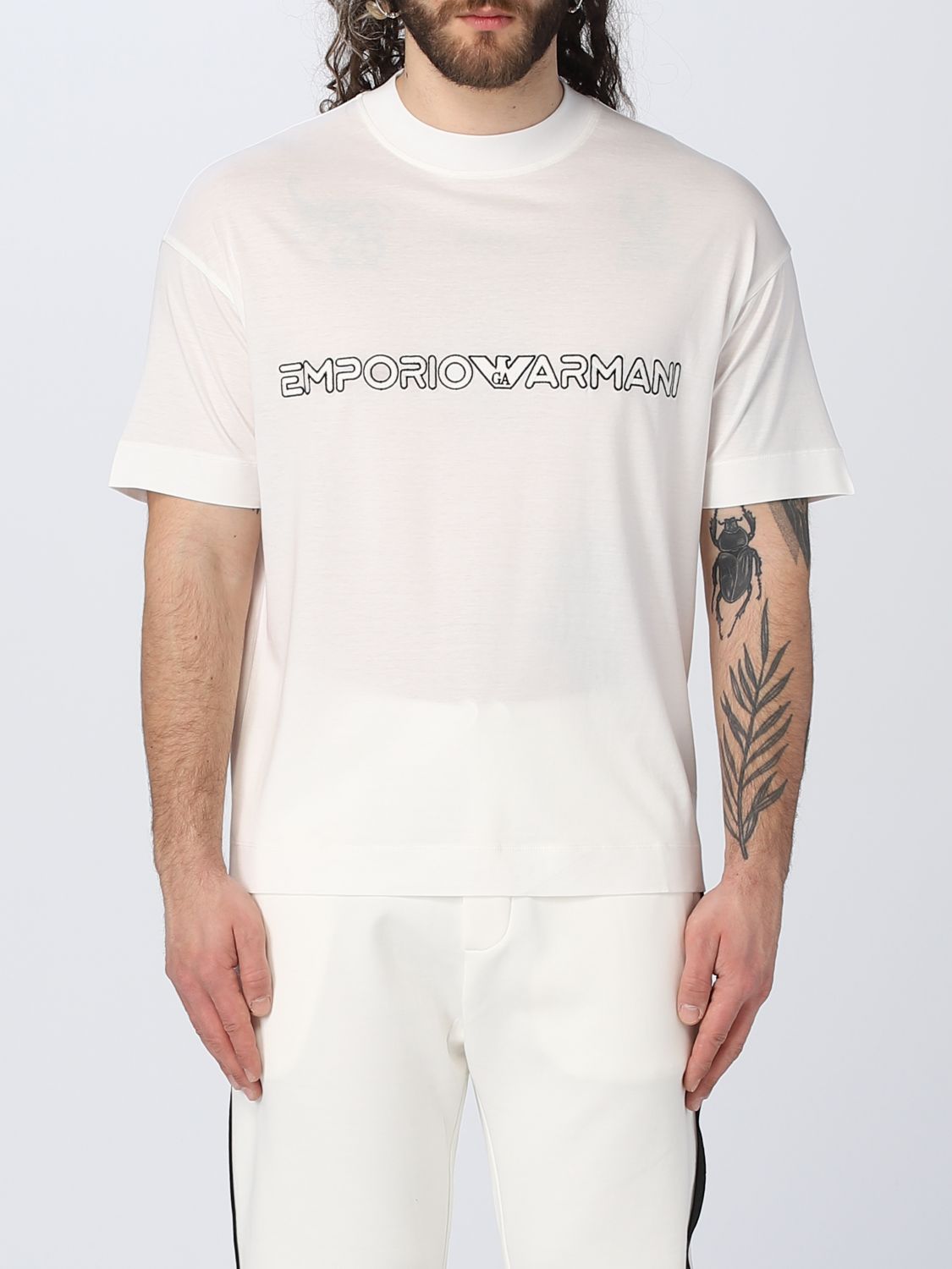 Emporio Armani T-shirt  Herren Farbe Weiss In White