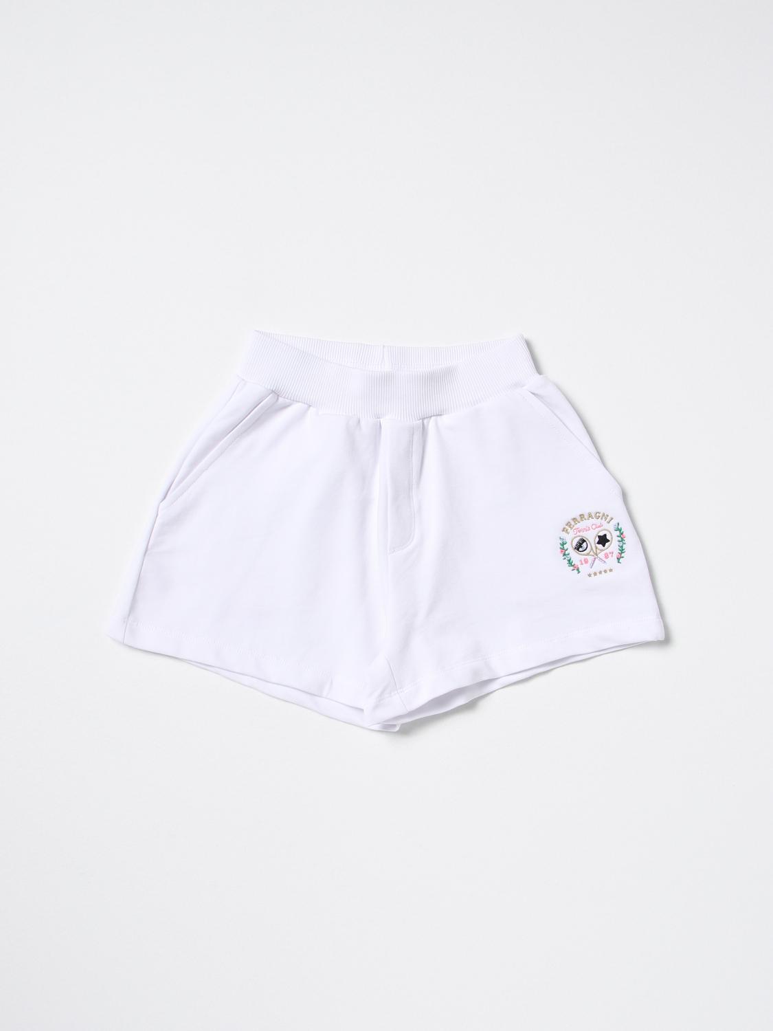Chiara Ferragni Short  Kids Color White In White