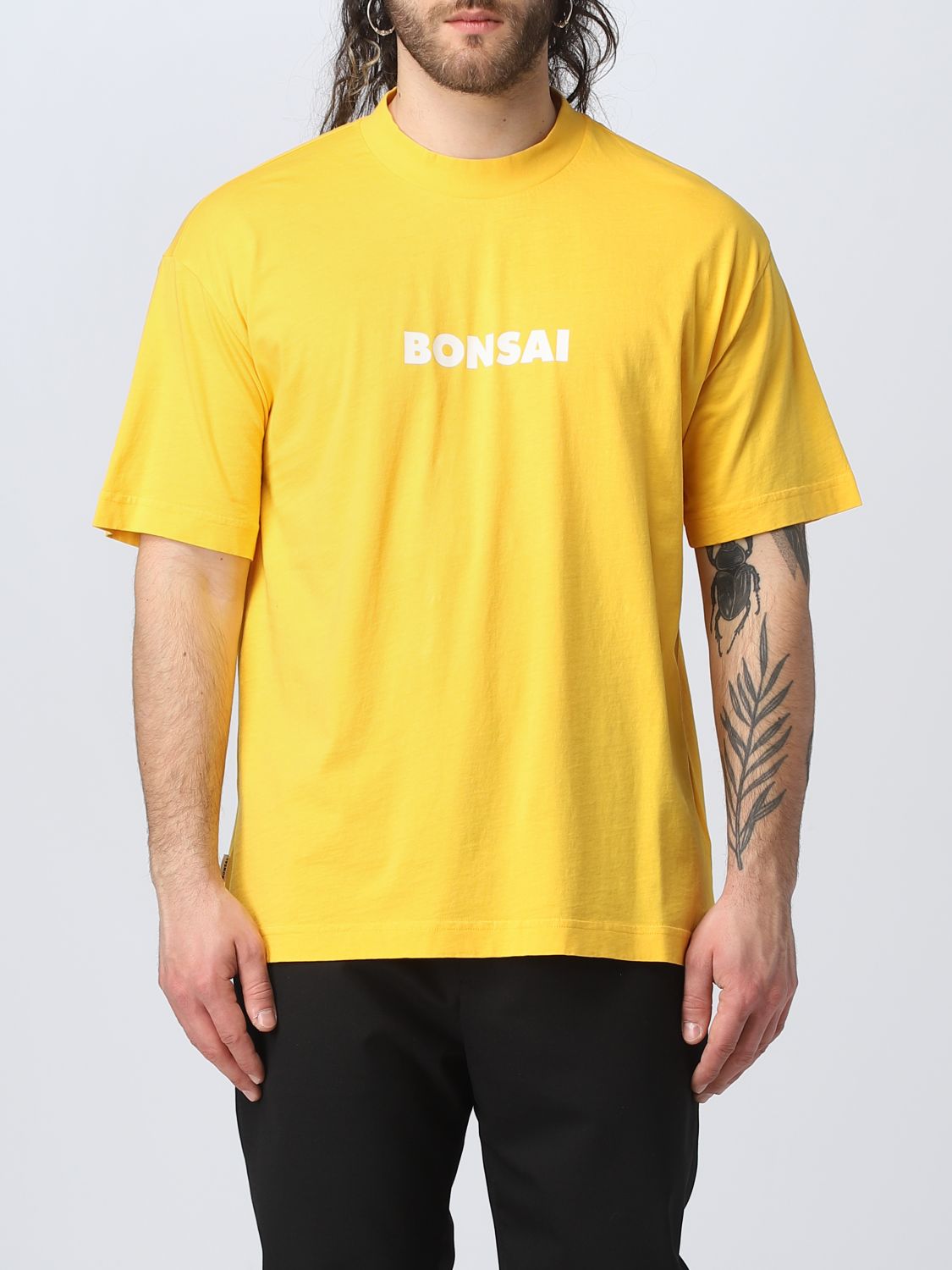 BONSAI T-SHIRT BONSAI MEN COLOR ORANGE,E11751004