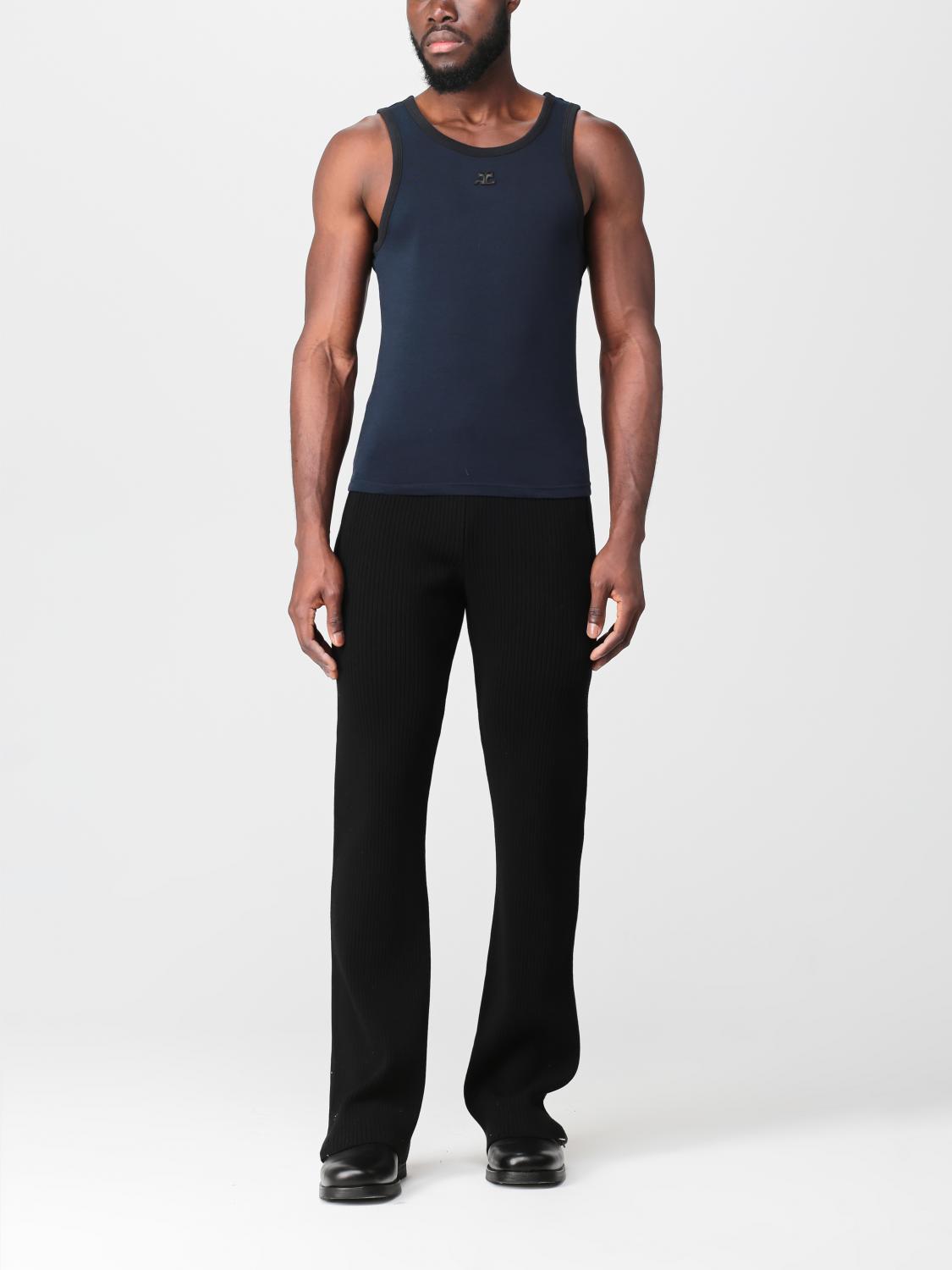 Canotta Courrèges: Canotta Courrèges in cotone blue 2