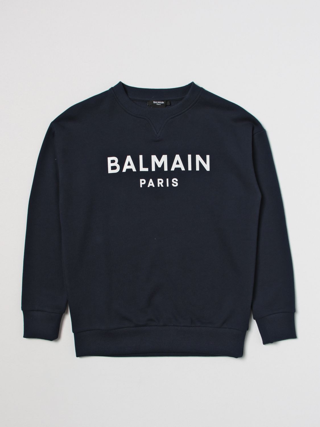 Balmain Sweater Kids Kids Color Blue In Blue