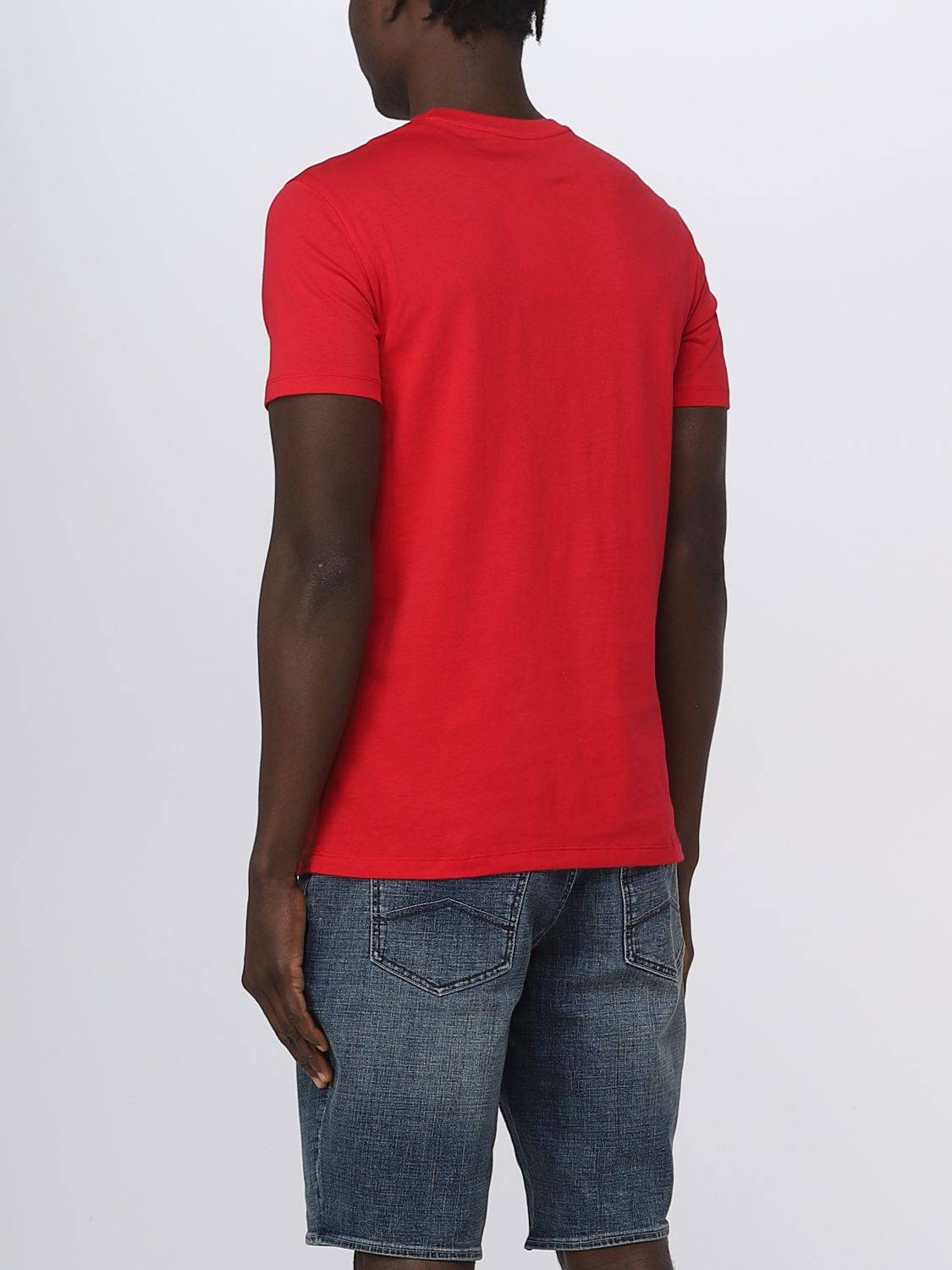ARMANI EXCHANGE: t-shirt for man - Red | Armani Exchange t-shirt ...
