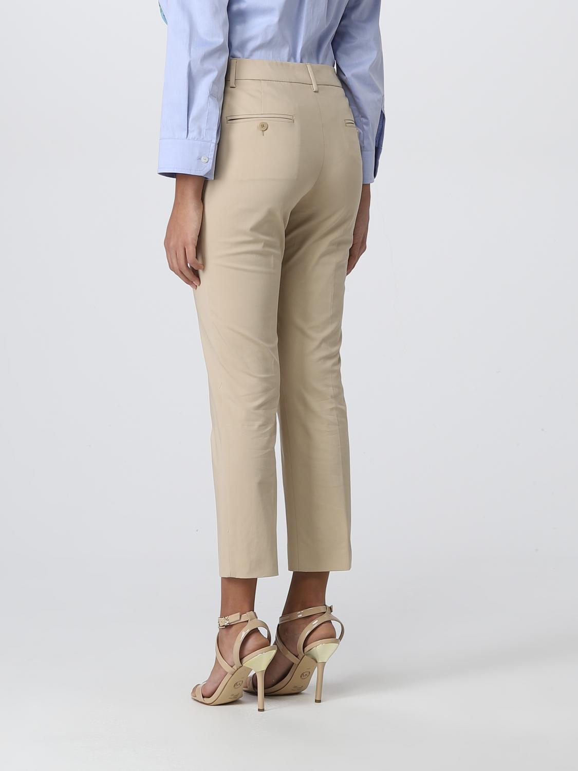 Weekend Max Mara Pants Woman In Neutral