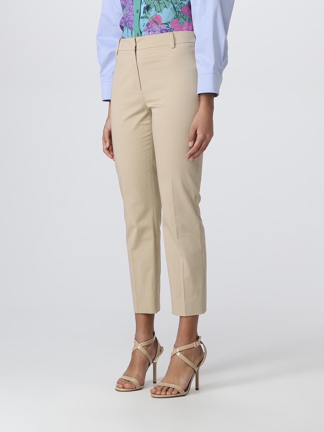 Weekend Max Mara Pants Woman In Neutral