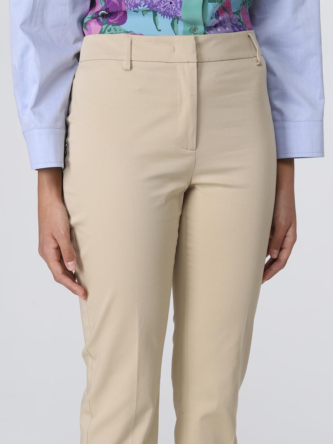 Weekend Max Mara Pants Woman In Neutral