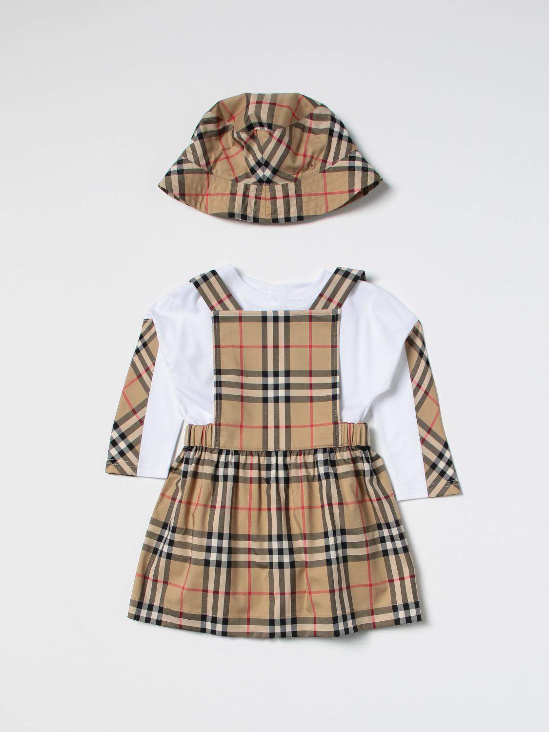 Burberry Outlet: romper for baby - Beige | Burberry romper 8065881