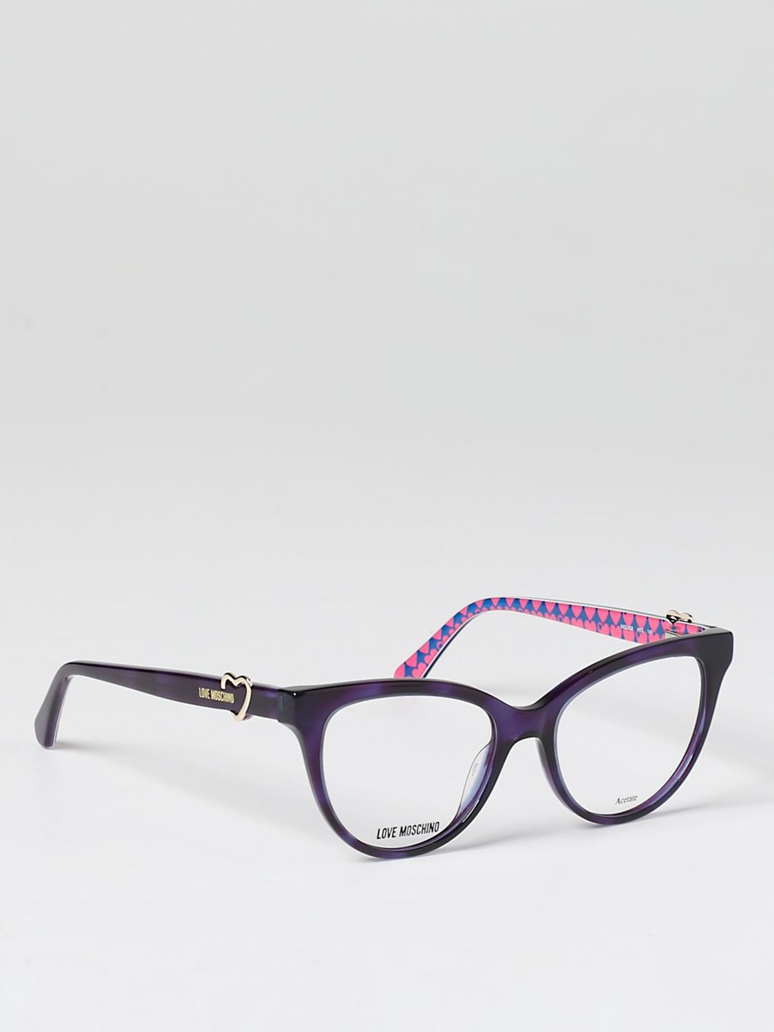 LOVE MOSCHINO optical frames for woman Violet Love Moschino