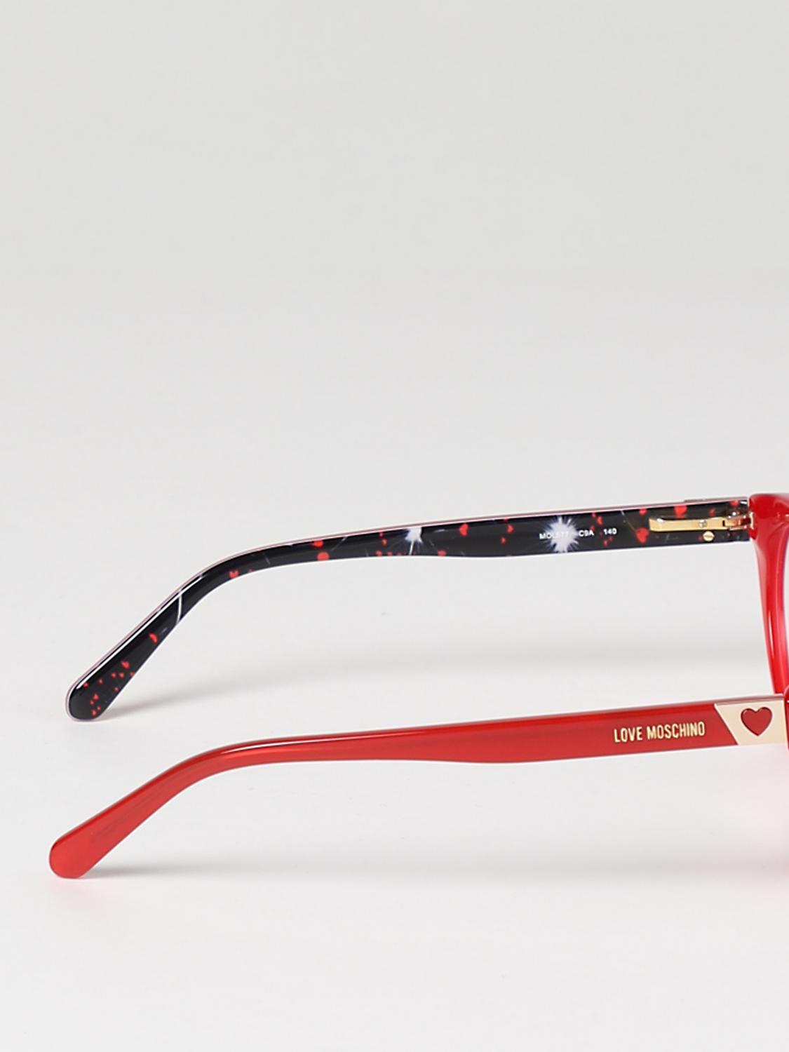 LOVE MOSCHINO optical frames for woman Red Love Moschino optical