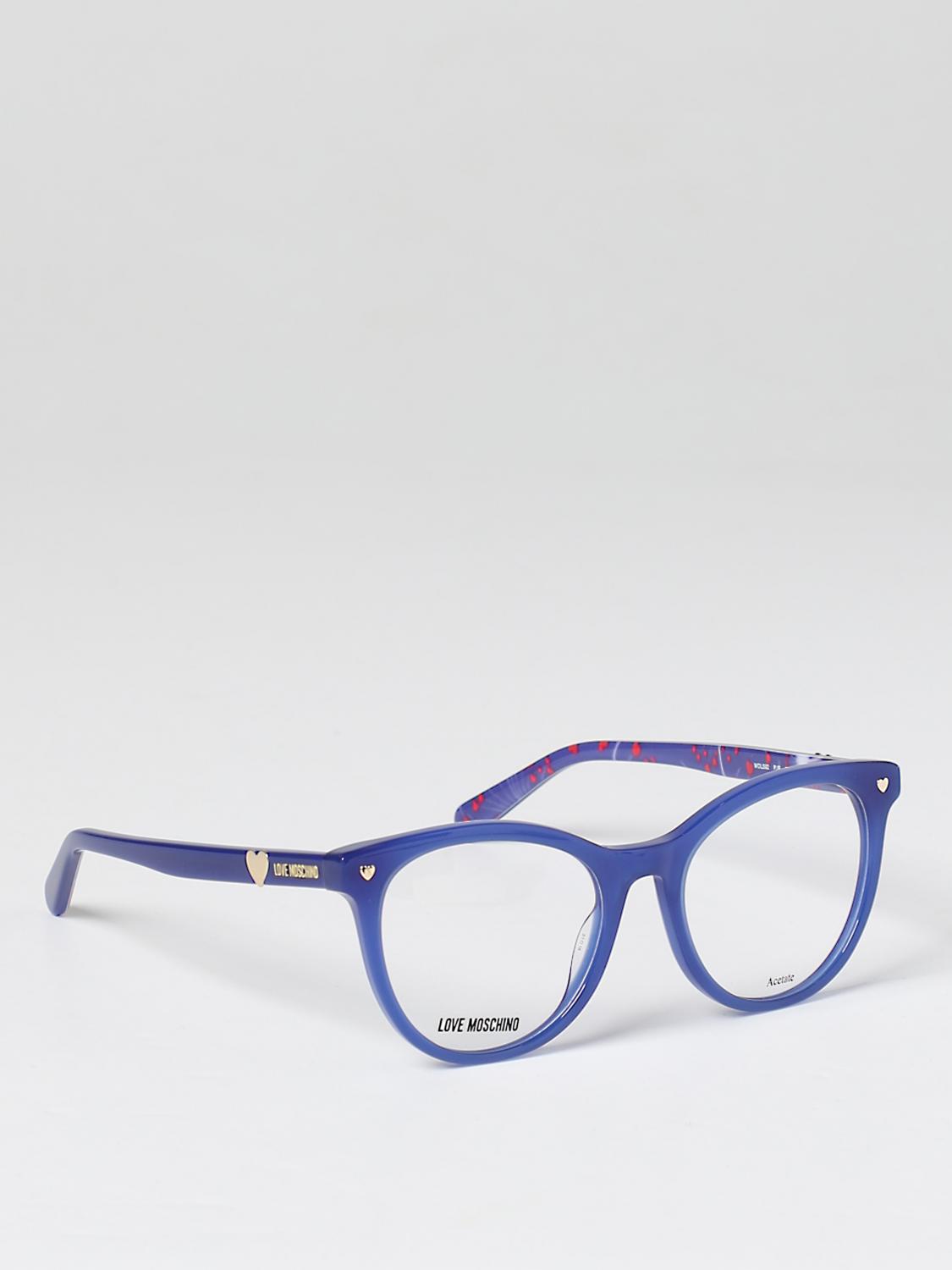 LOVE MOSCHINO optical frames for woman Blue Love Moschino optical