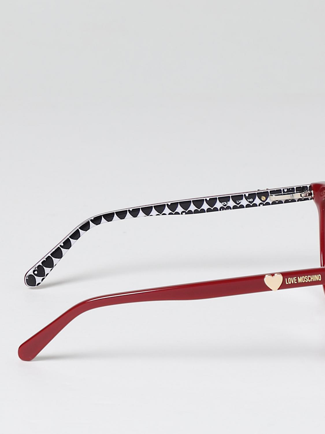 LOVE MOSCHINO optical frames for woman Red Love Moschino optical