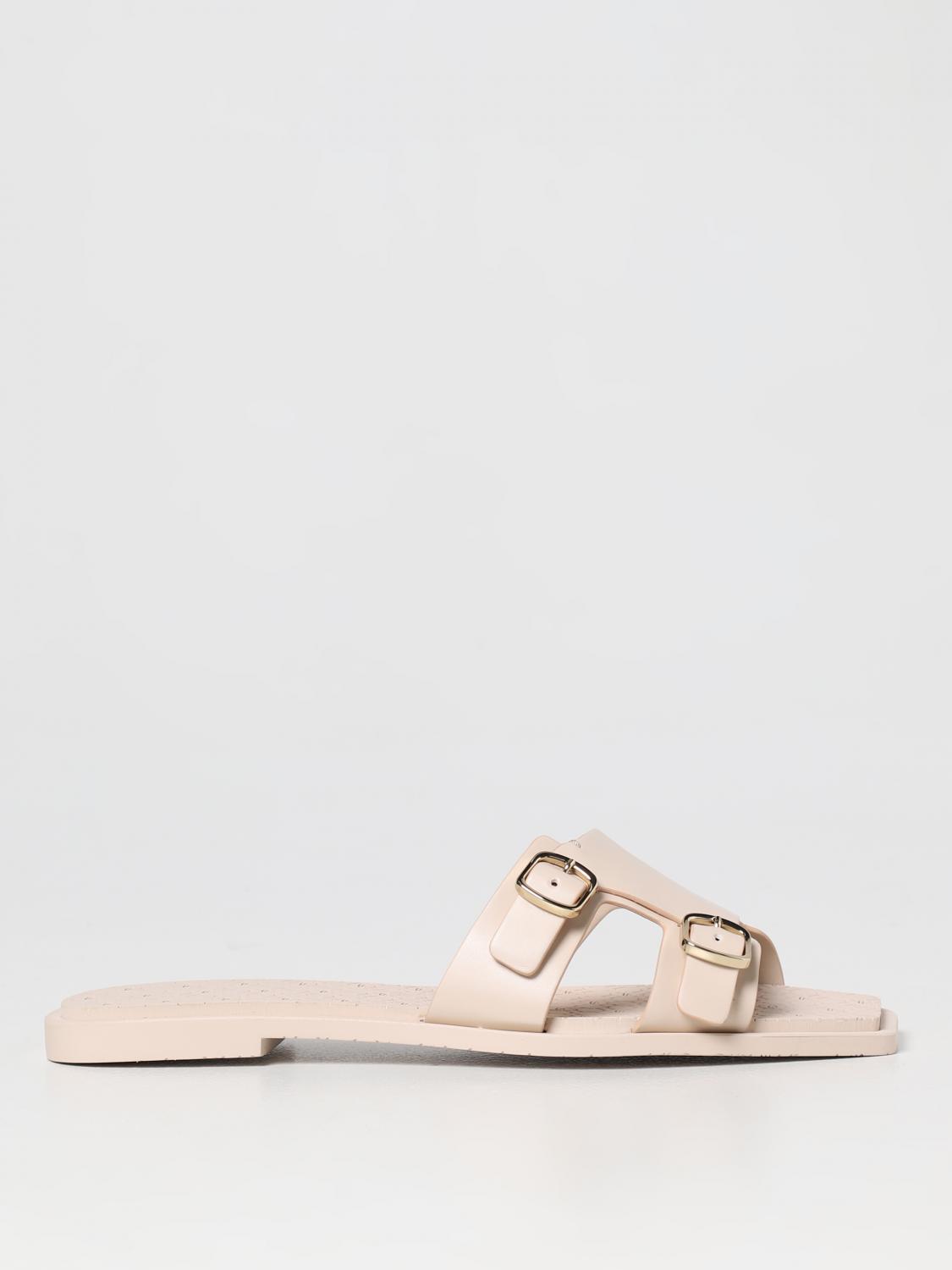 Santoni Flat Sandals  Woman Color Sand