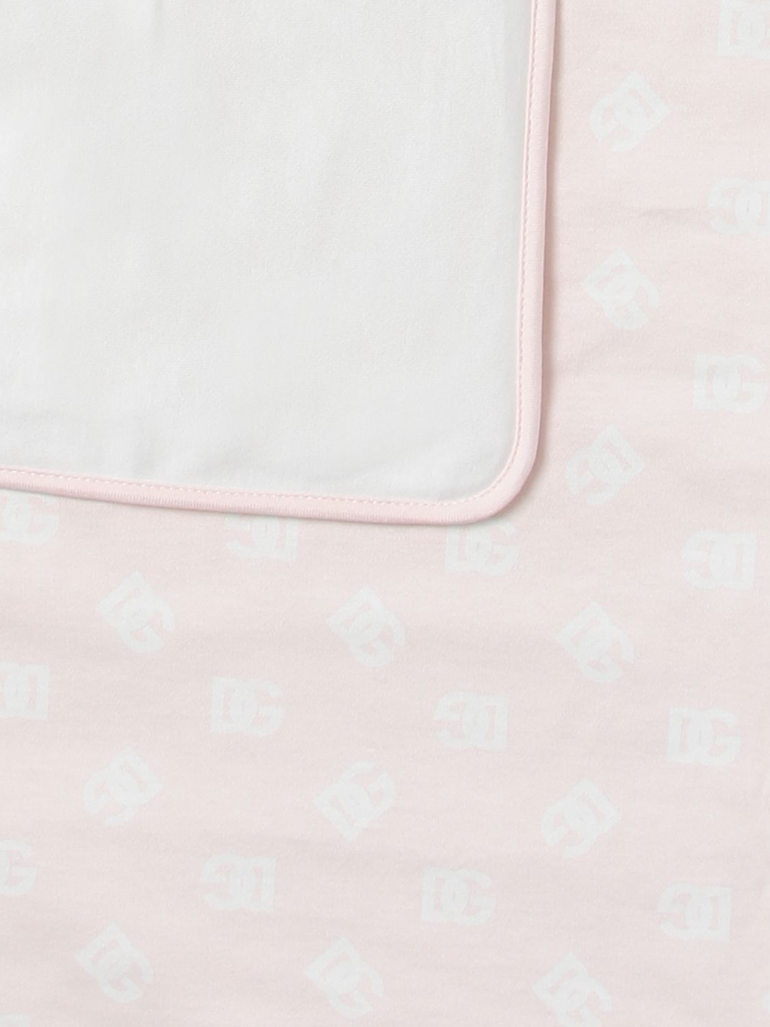 DOLCE & GABBANA: blanket for kids - Pink | Dolce & Gabbana blanket  LNJA88G7F0H online on 