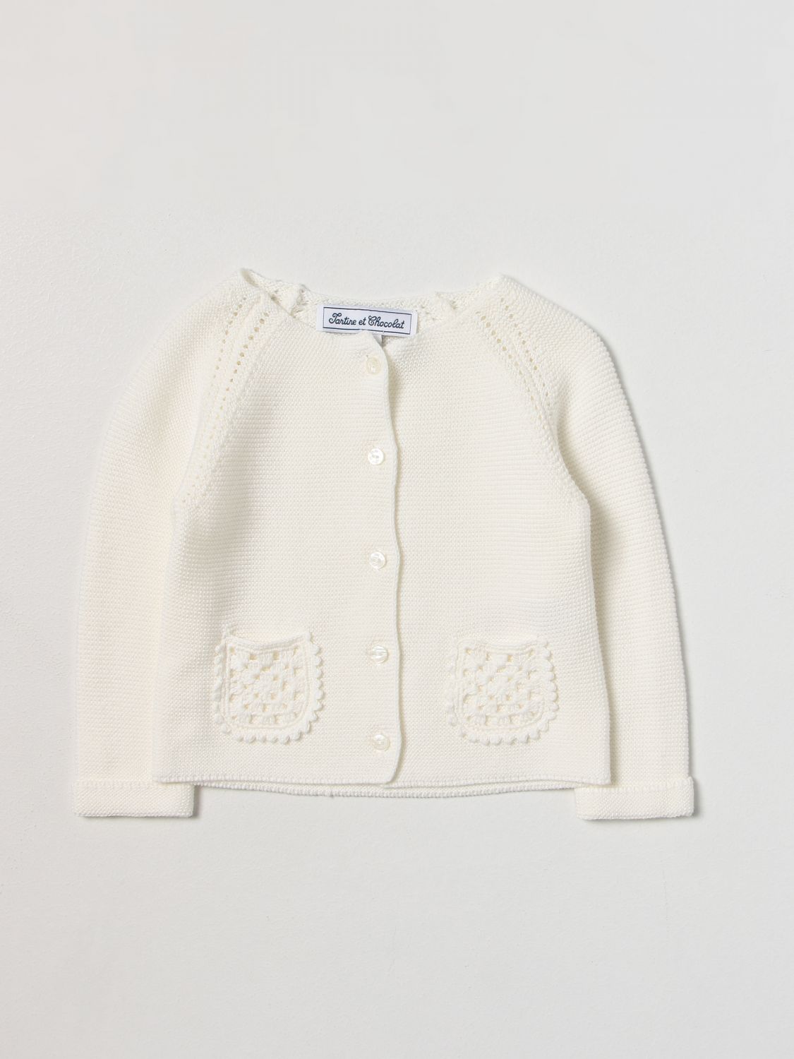 Tartine Et Chocolat Babies' Pullover  Kinder Farbe Weiss In White