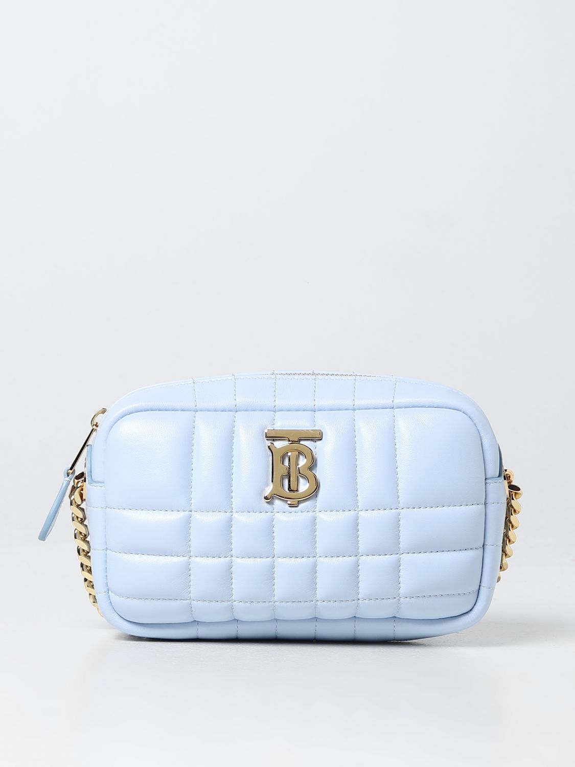 Tory Burch Outlet: Kira bag in quilted leather - Sky Blue