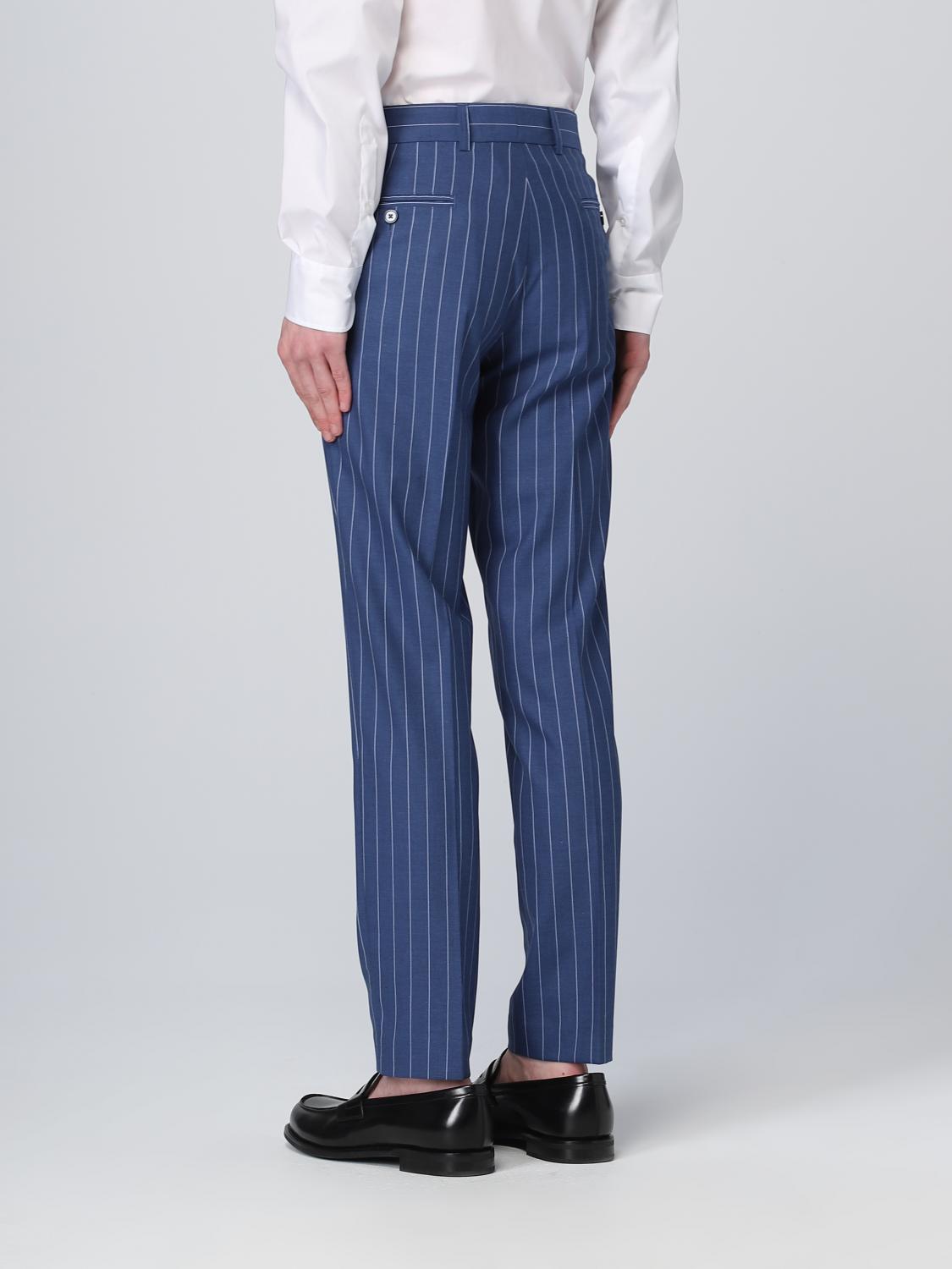 Trousers Daniele Alessandrini: Daniele Alessandrini trousers for men royal blue 3