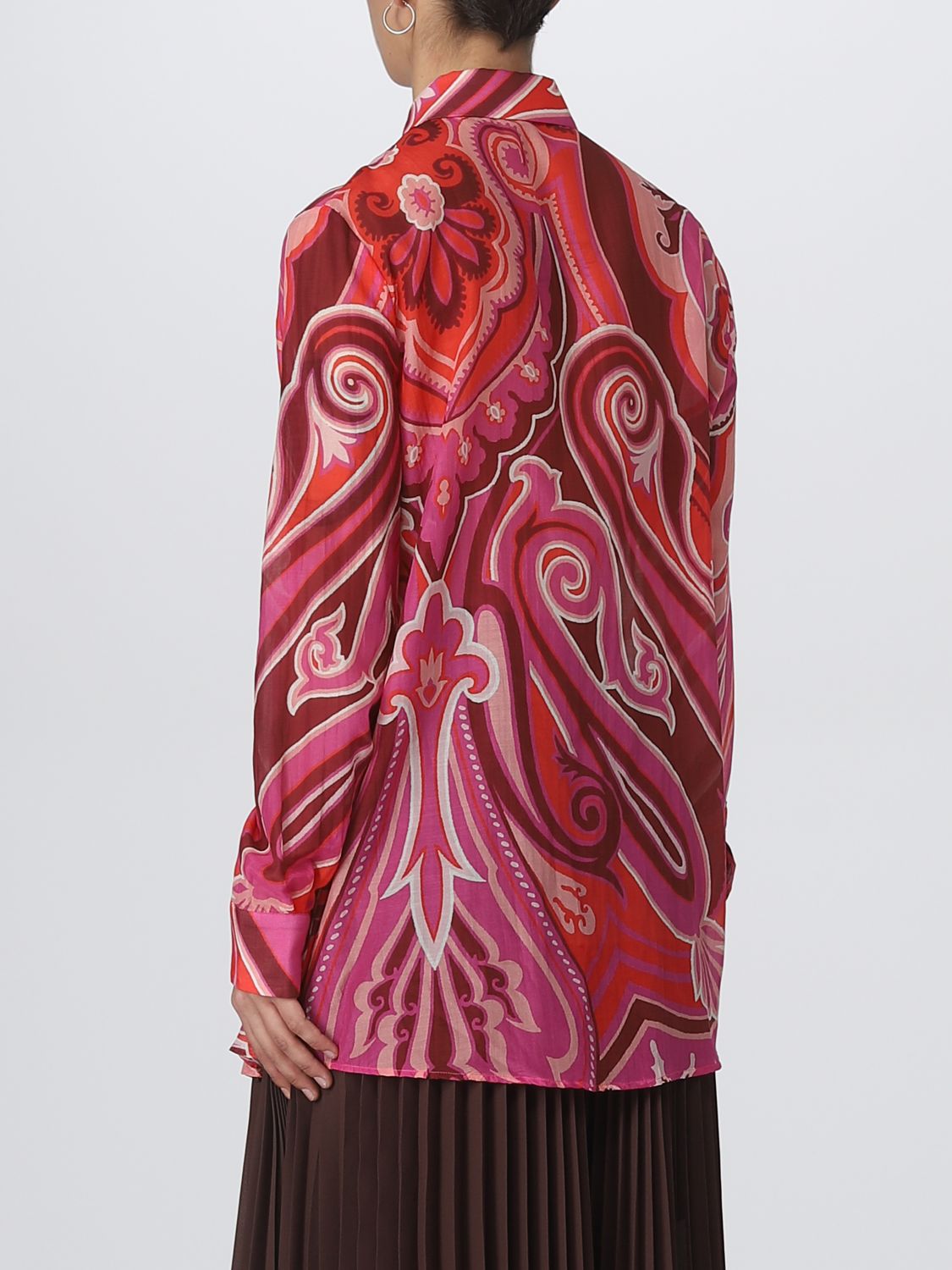 Camicia Etro: Camicia Etro in misto seta rosa 2