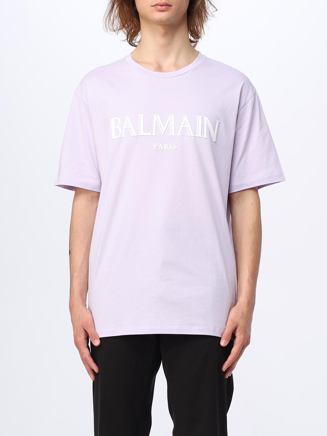 Balmain T-shirt In Lilac