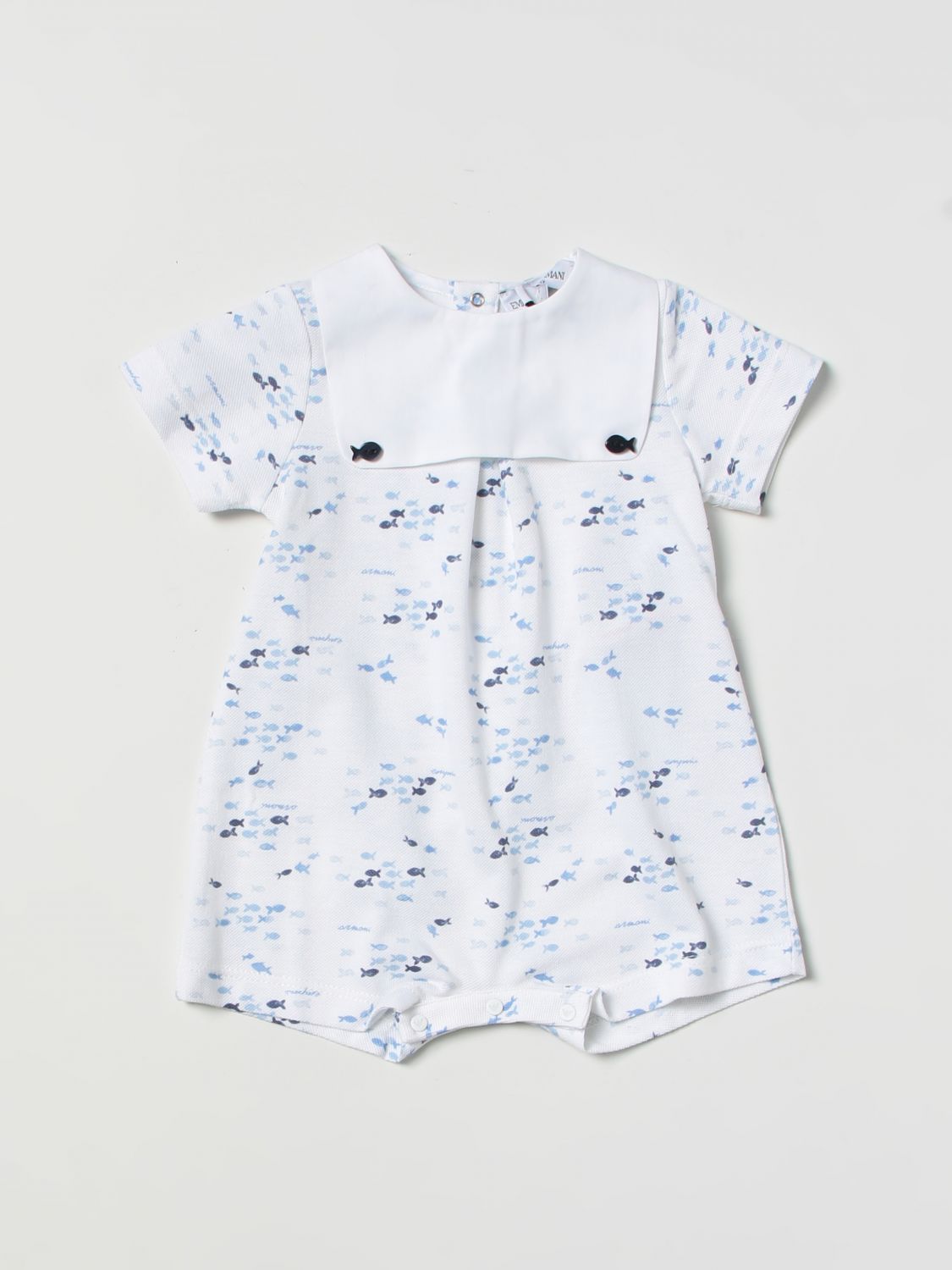 Emporio Armani Babies' Overall  Kids Kinder Farbe Weiss In White