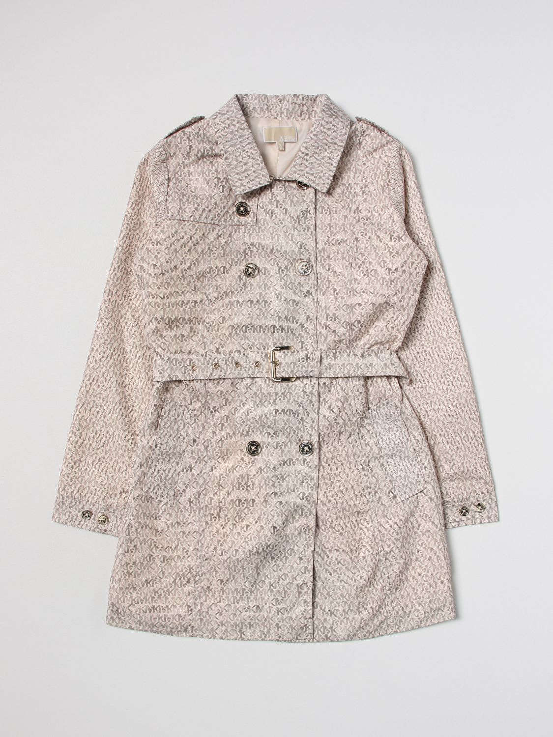 MICHAEL KORS: coat for girls - Beige | Michael Kors coat R16121 online on  