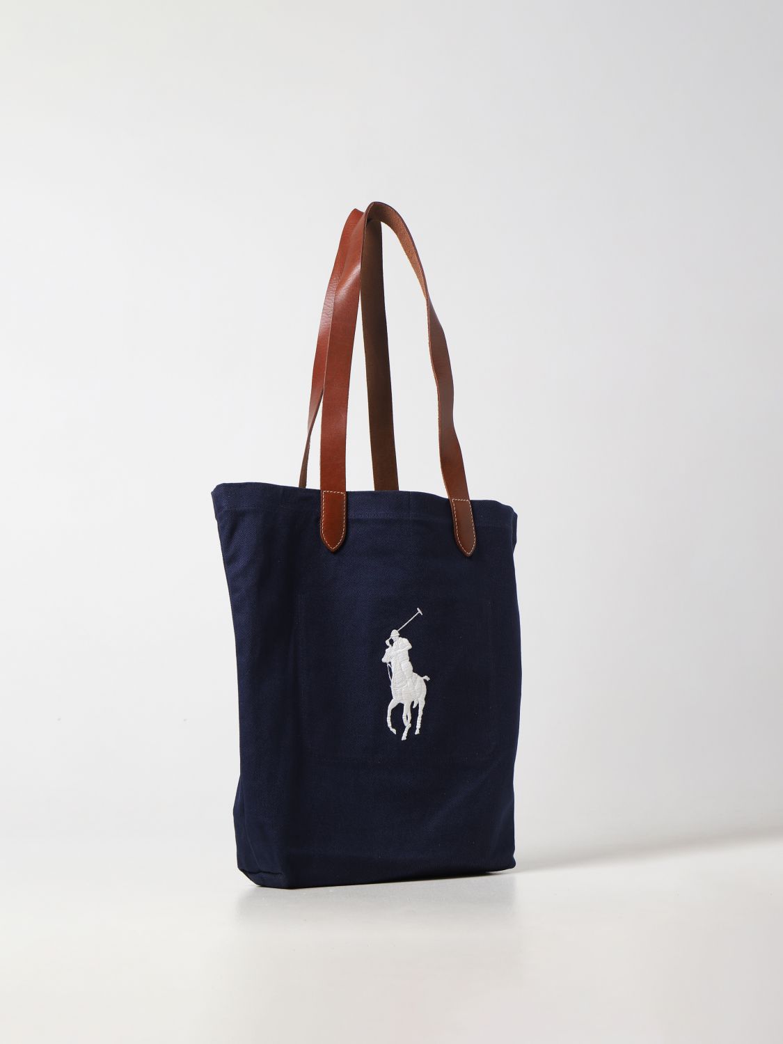 POLO RALPH LAUREN: tote bags for women - Blue | Polo Ralph Lauren tote bags  405872155 online on 