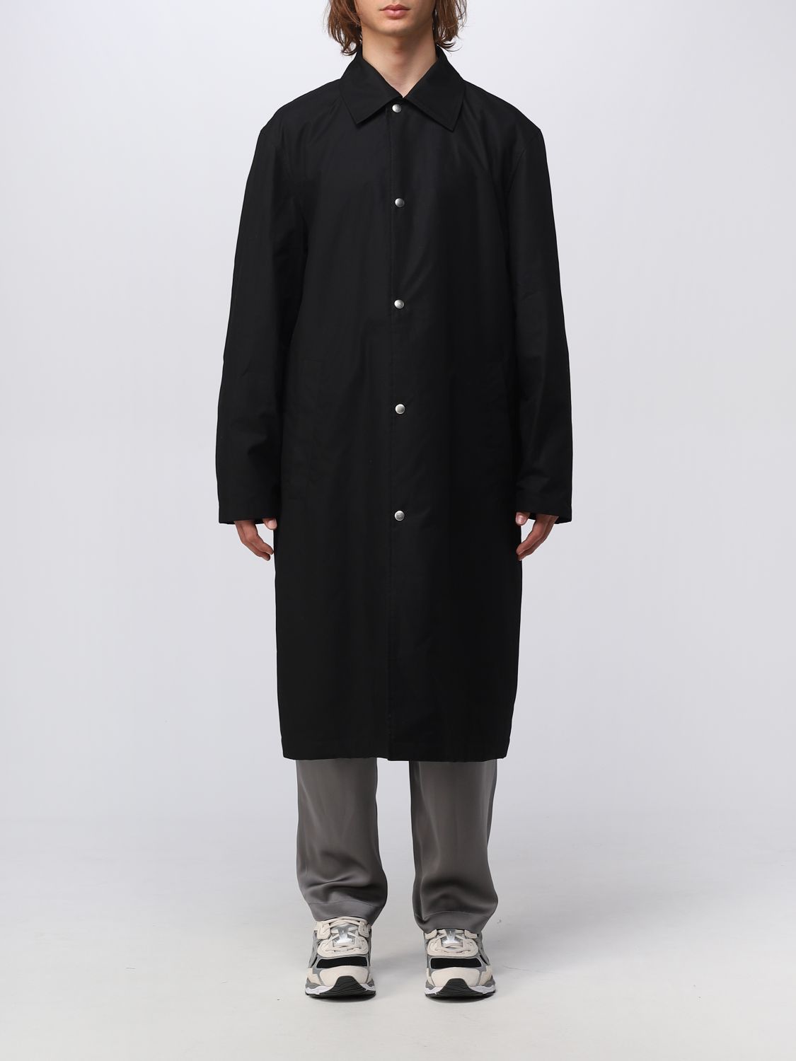 Minimaliseren Logisch artikel JIL SANDER: coat for man - Black | Jil Sander coat J23AA0007J45070 online  on GIGLIO.COM