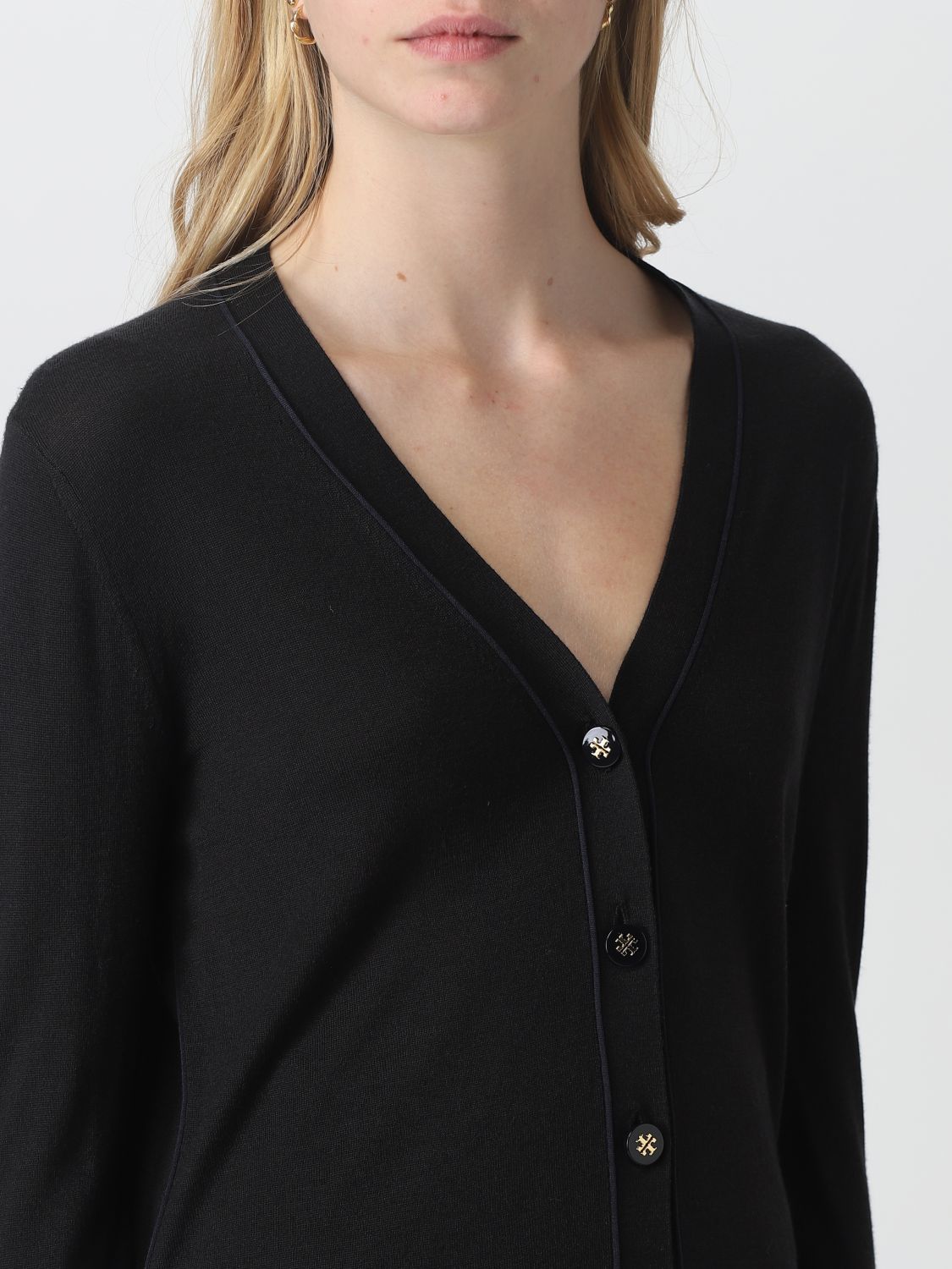 TORY BURCH: sweater for woman - Black | Tory Burch sweater 146283 online on  