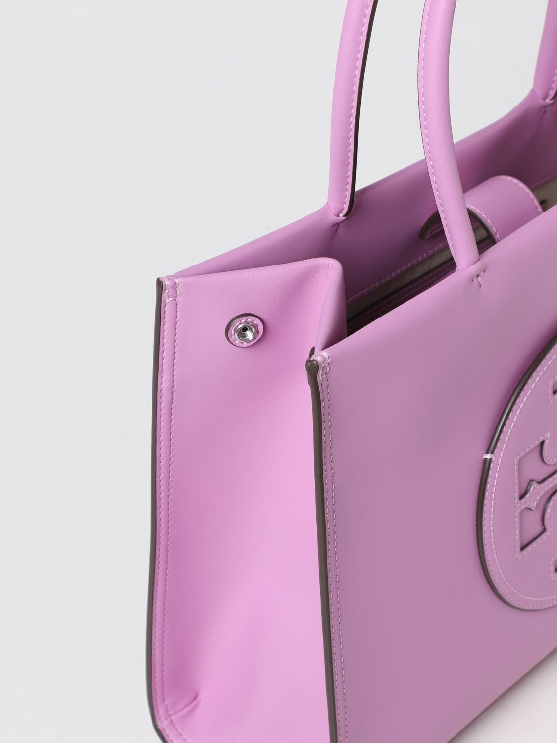 Tory Burch Outlet: Ella bag in synthetic leather - Lilac