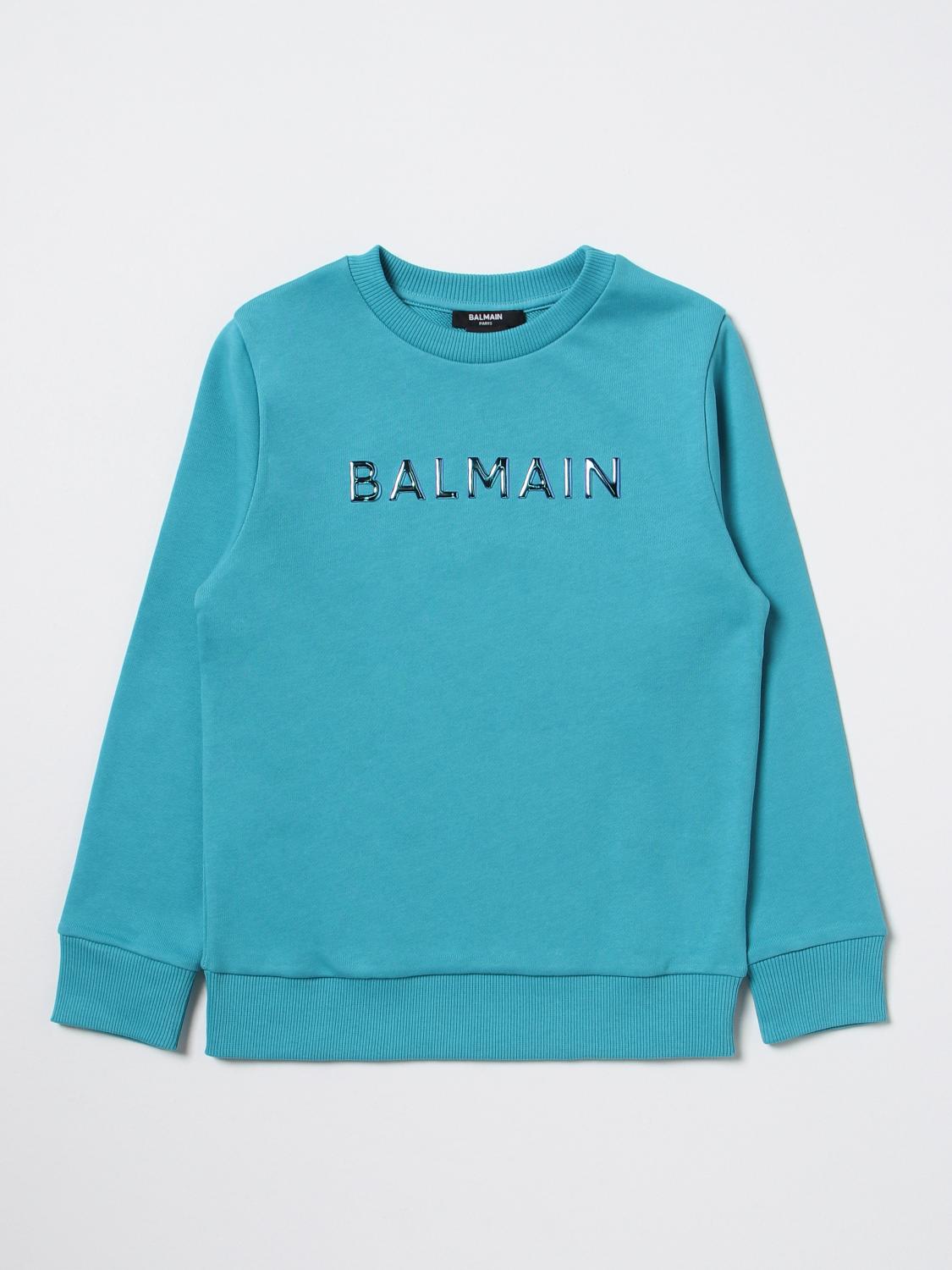 Balmain Sweater  Kids Kids Color Blue In Blue