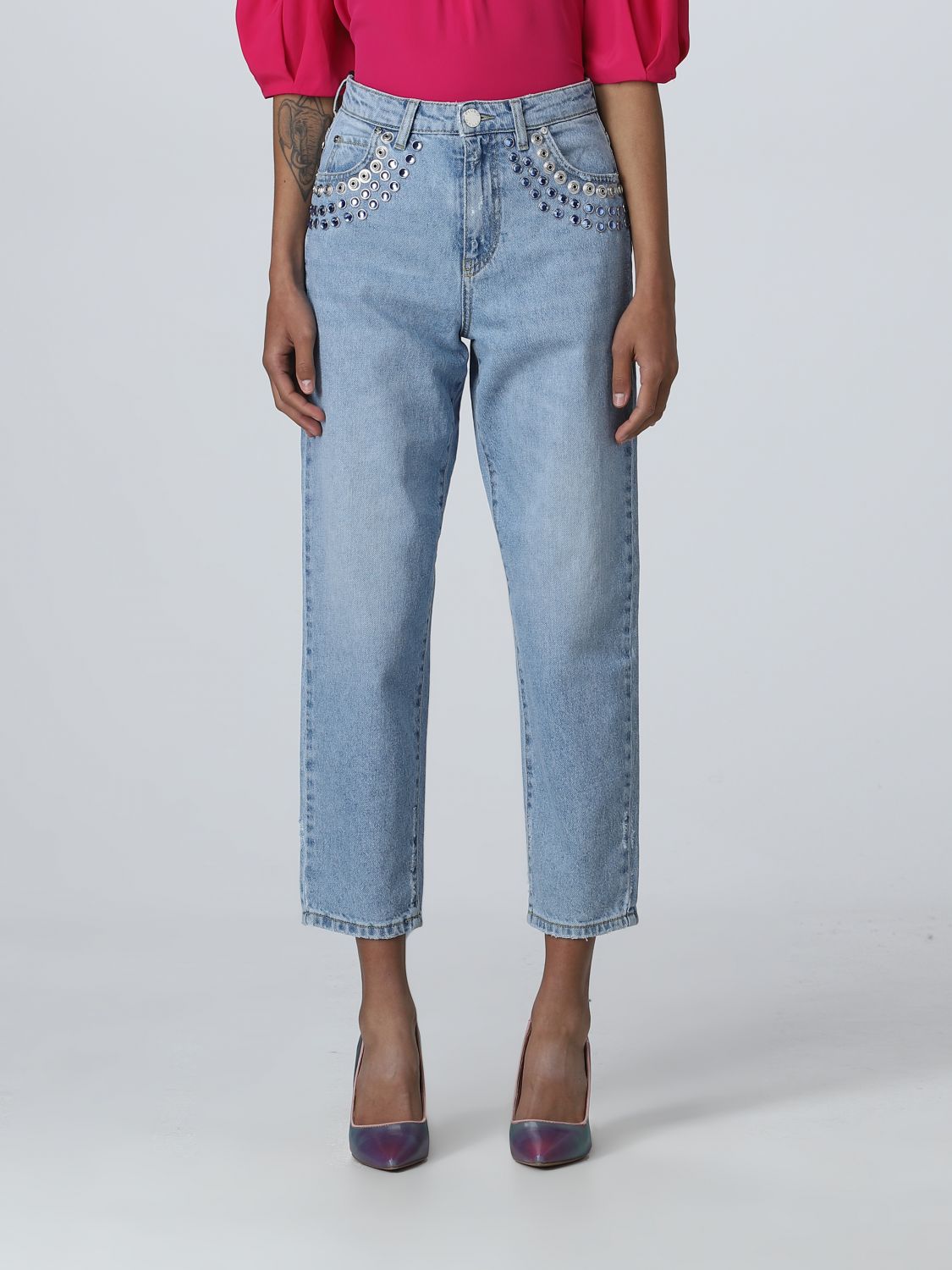 fenomeen Klas Bestuiven PINKO: jeans for woman - Denim | Pinko jeans 100379A0G1 online on GIGLIO.COM