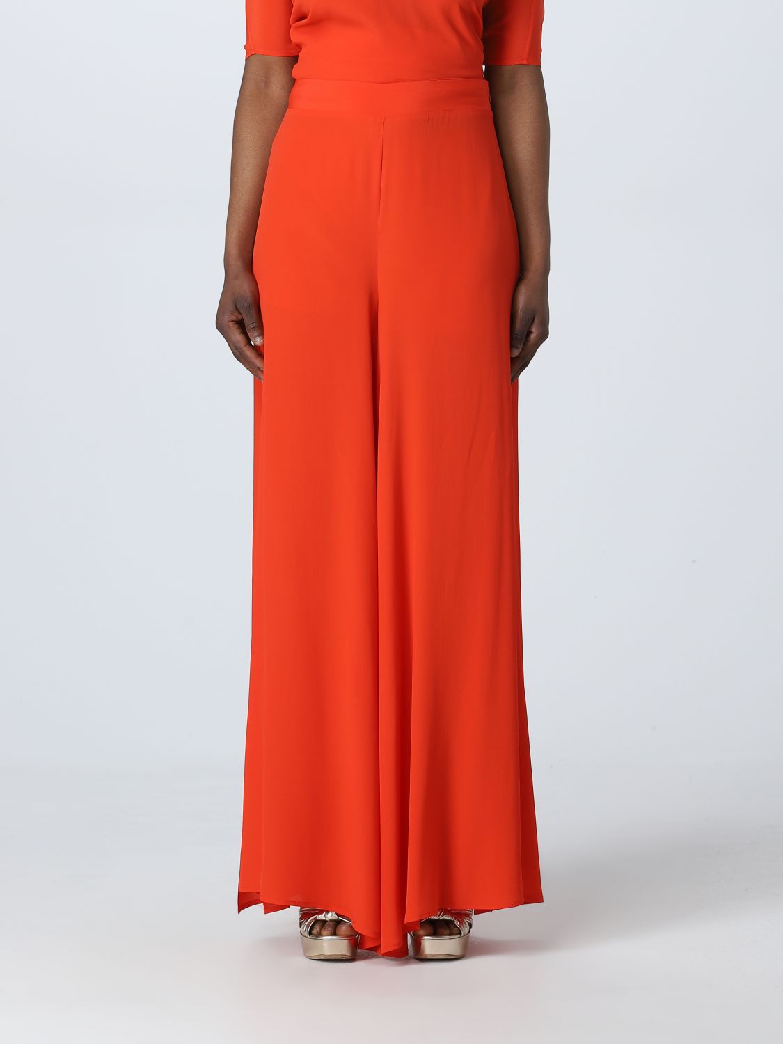 Erika Cavallini Trousers  Woman Colour Orange