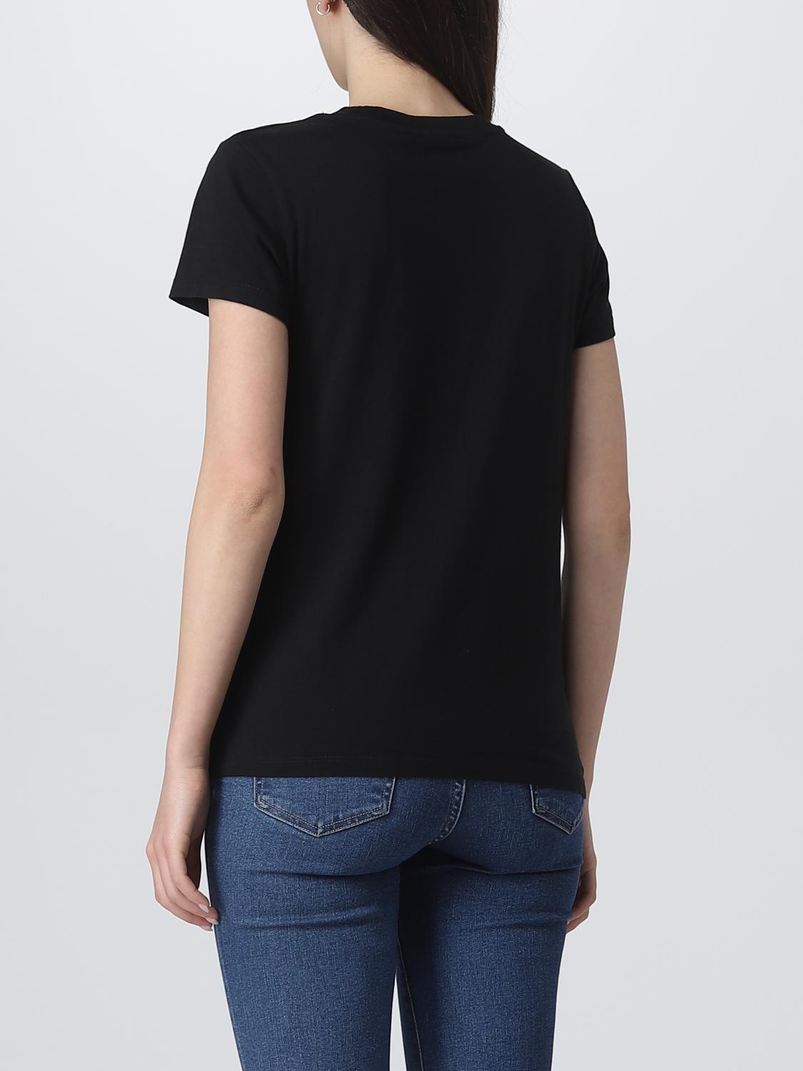 LEVI'S: t-shirt for woman - Black | Levi's t-shirt 391850008 online on ...