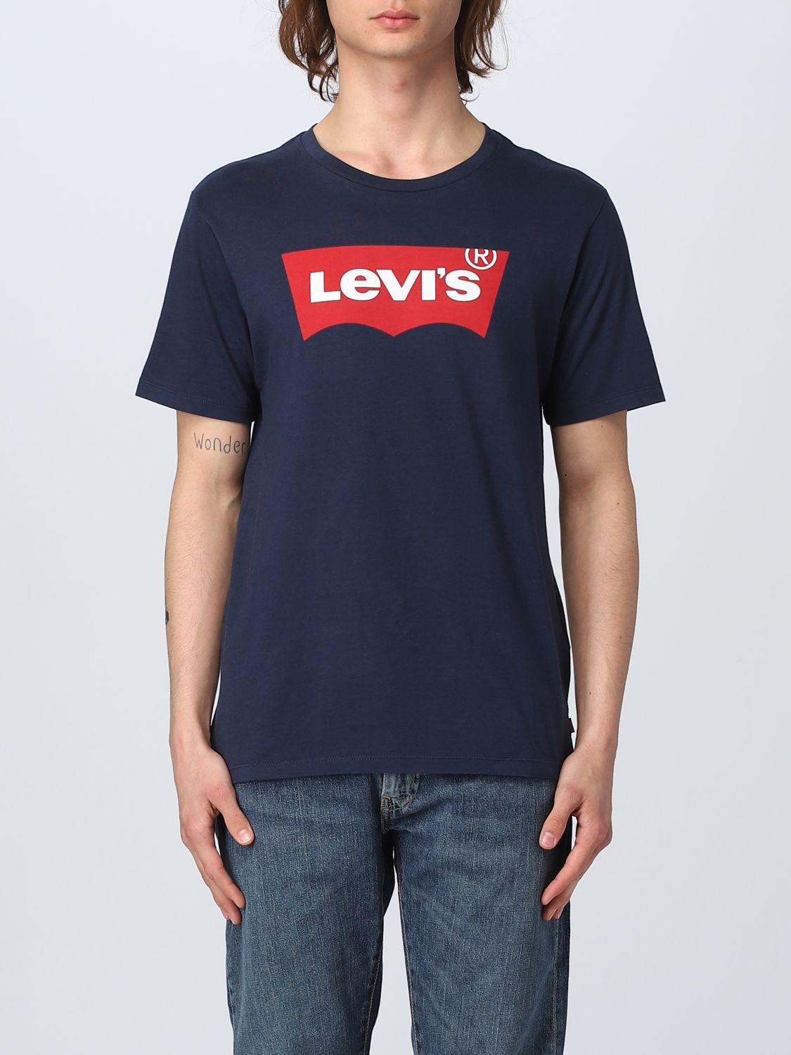 LEVI'S: T-shirt homme - Bleu | T-Shirt Levi's 177830139 en ligne sur  