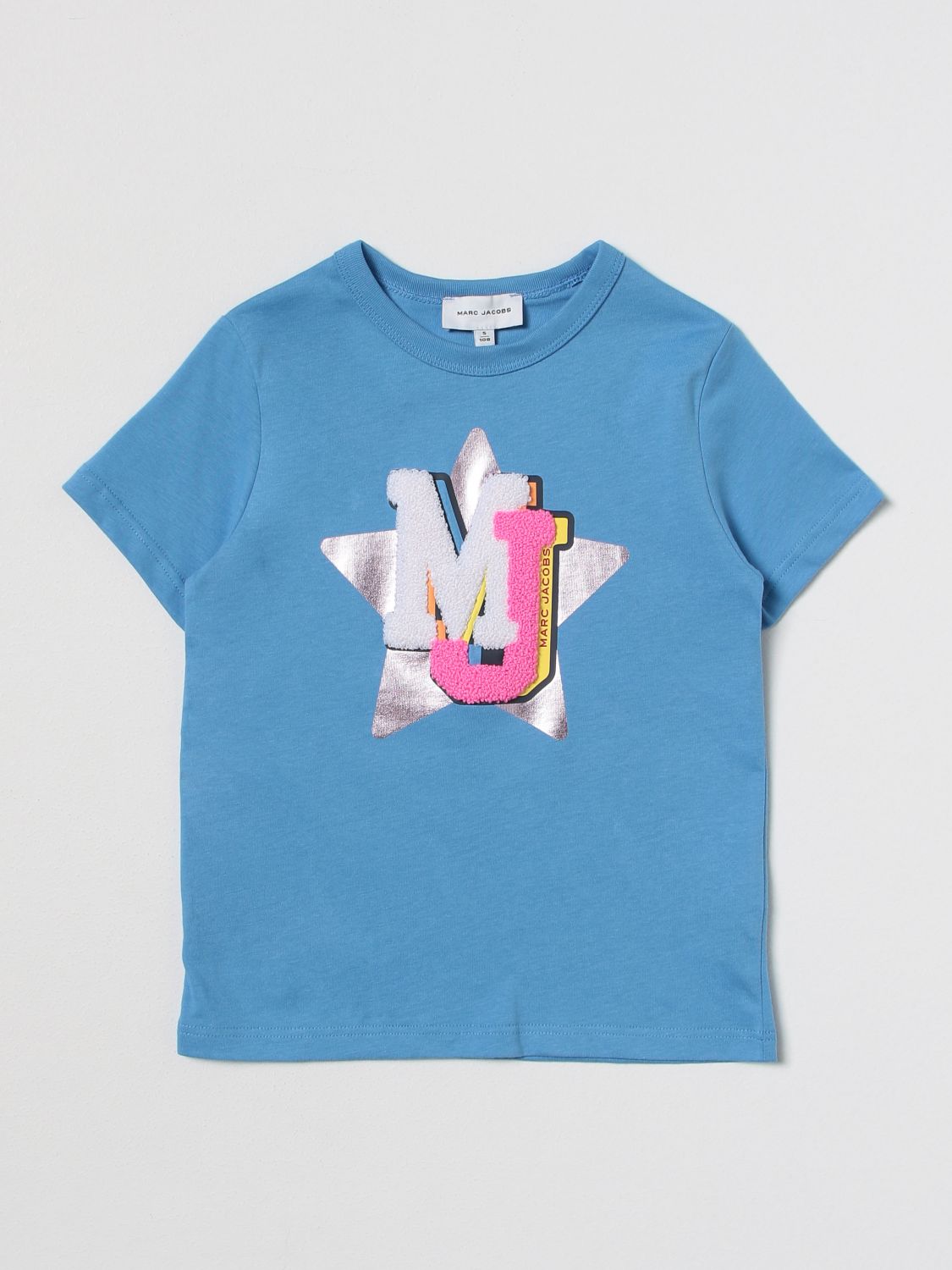 LITTLE MARC JACOBS: t-shirt for girls - Blue | Little Marc Jacobs t ...
