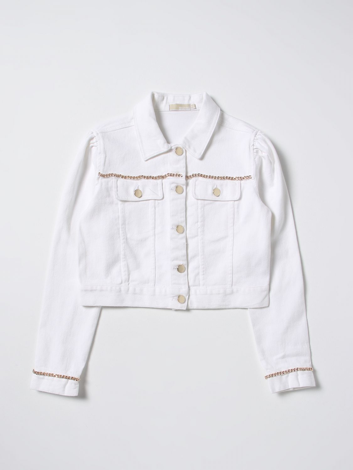 MICHAEL KORS: jacket for girls - White | Michael Kors jacket R16126 online  on 