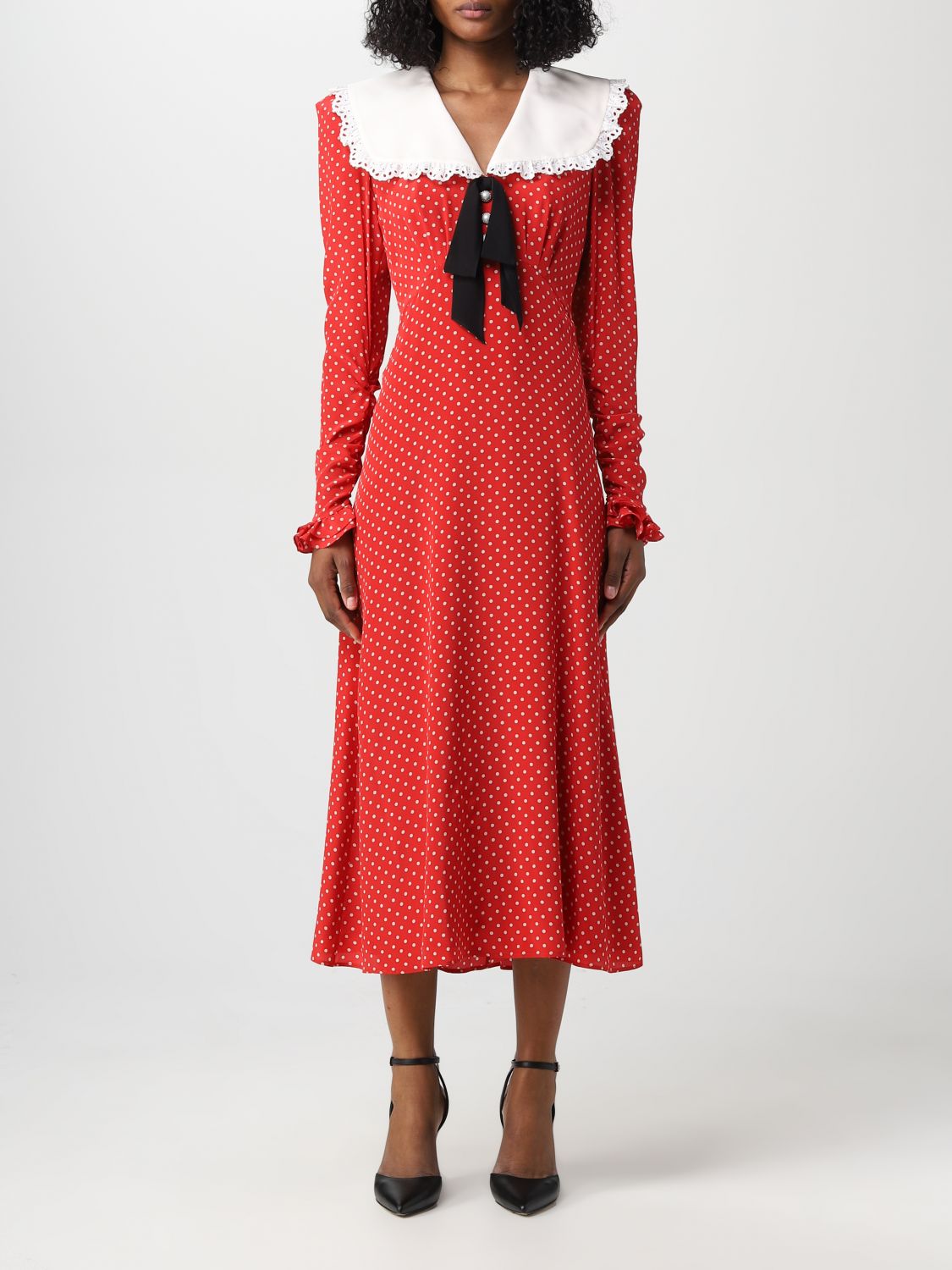 ALESSANDRA RICH: dress for woman - Red | Alessandra Rich dress ...
