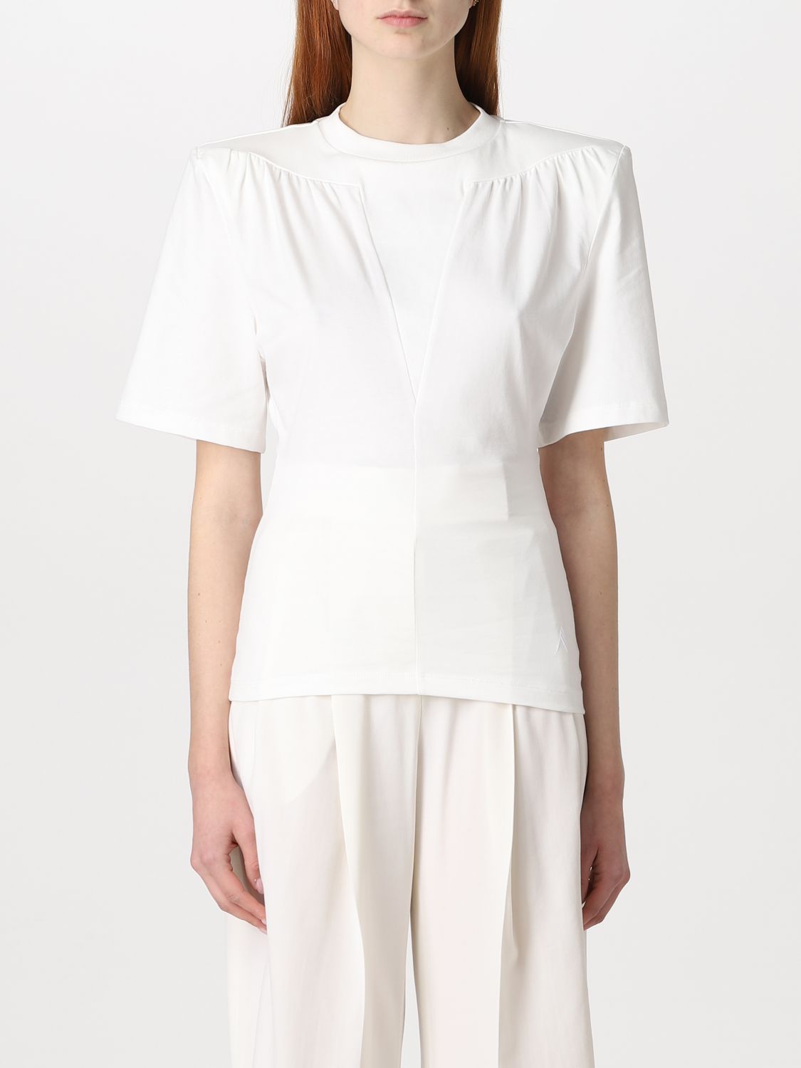 Attico Jewel T-shirt In White