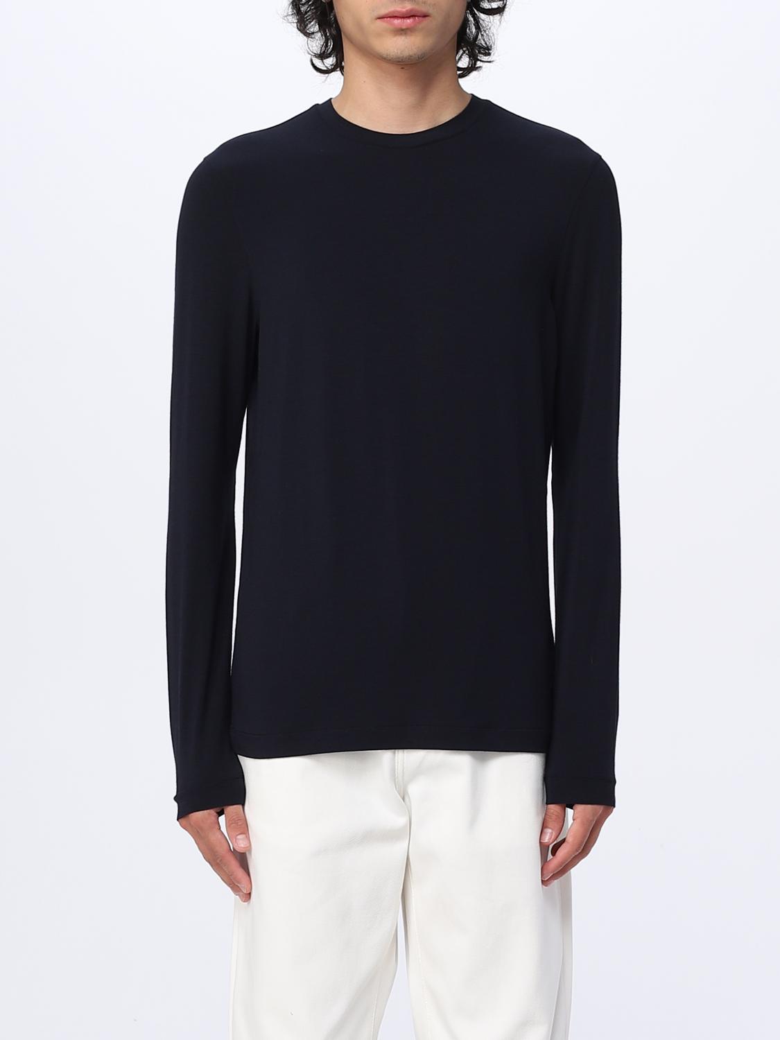 Giorgio Armani Ανδρών Μπλε T-Shirt Men Color