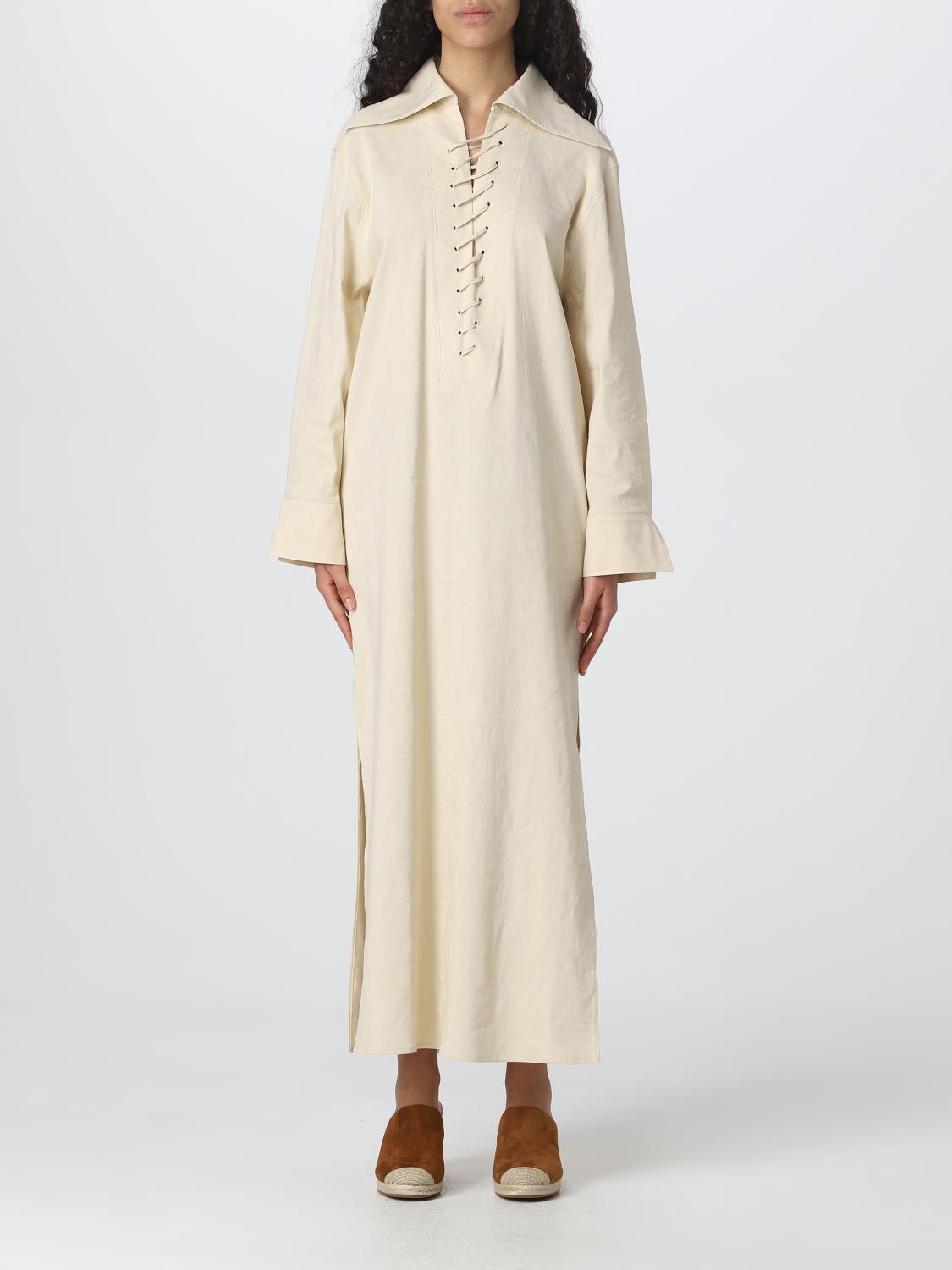 natural linen dresses womenswear Natural Private Retreat Linen Dress main image 1
