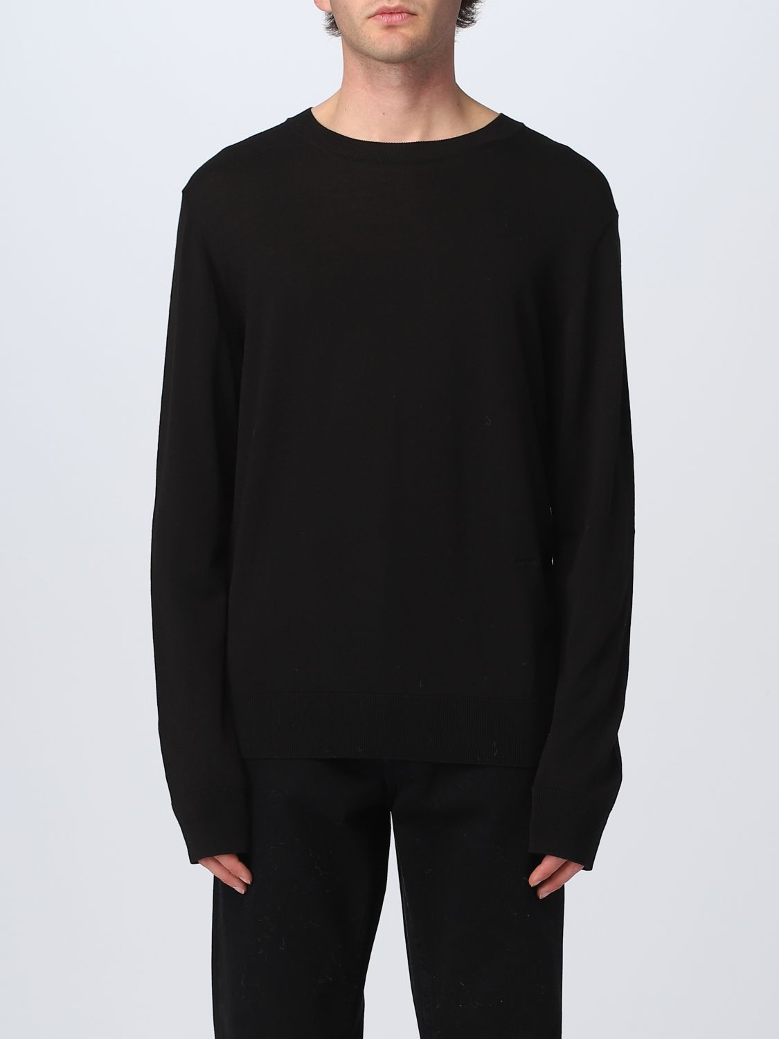 LANVIN: sweater for man - Black | Lanvin sweater RMPO0001K200P23 online ...
