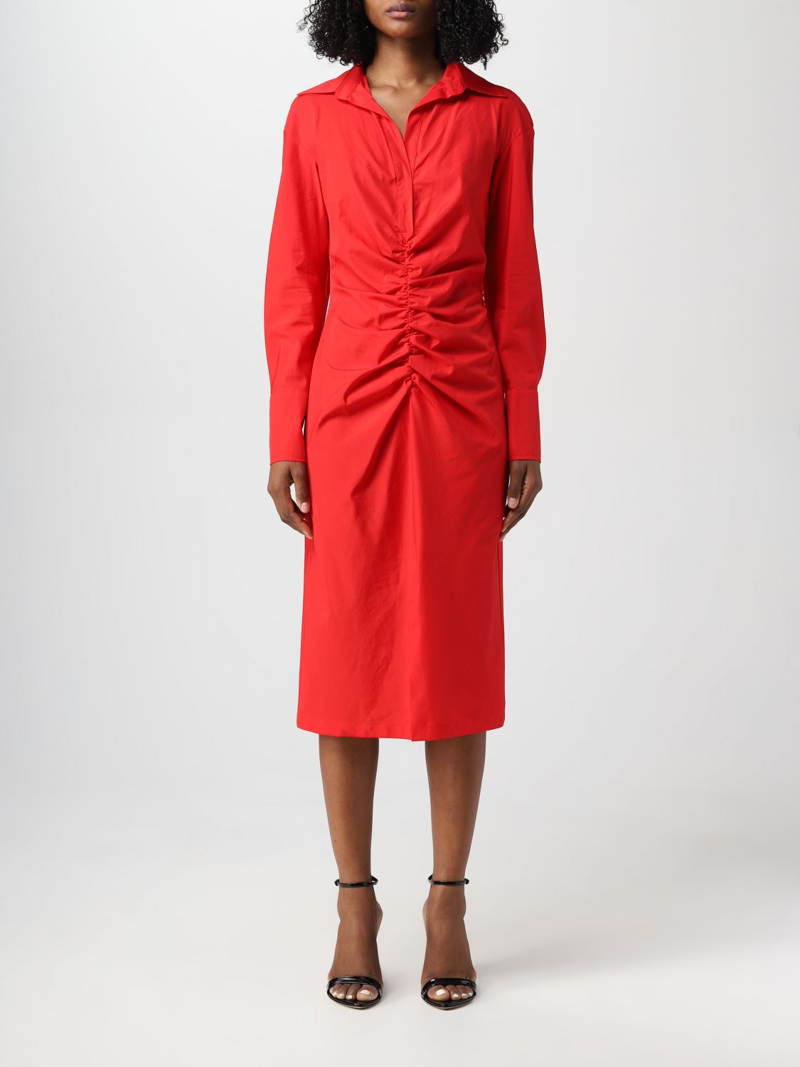 Max Mara Dress Woman In Red | ModeSens