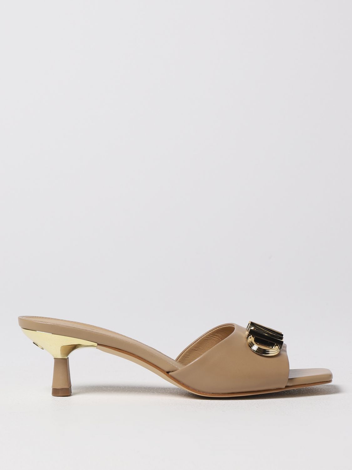 MICHAEL KORS: heeled sandals for woman - Camel | Michael Kors heeled sandals  40S3AMMA1L online on 
