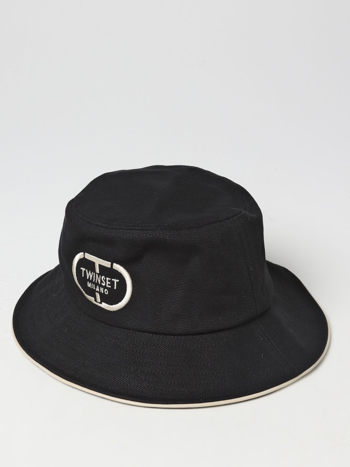 TWINSET: hat for woman - Black | Twinset hat 231TO5033 online on GIGLIO.COM