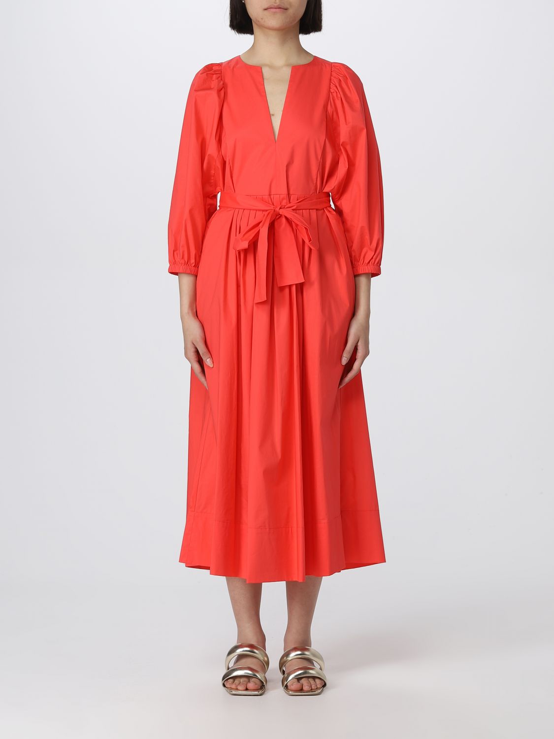 TWINSET: dress for woman - Red | Twinset dress 231TT204B online on ...