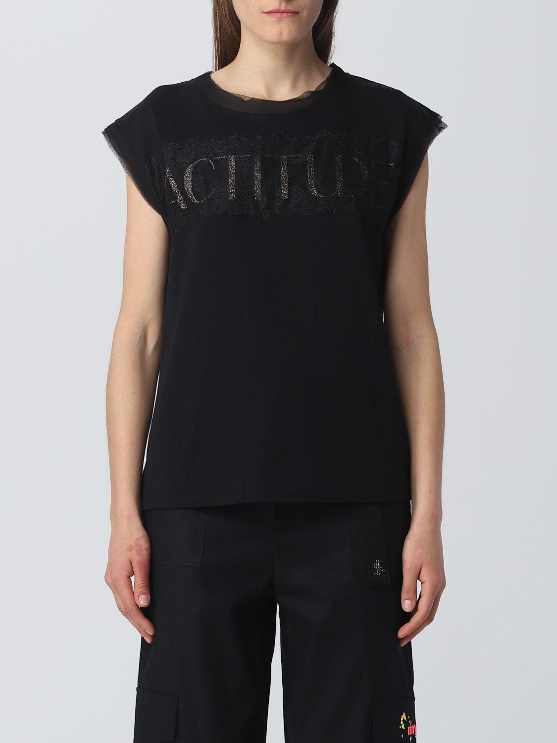 Actitude Twinset T-shirt  Woman Color Black