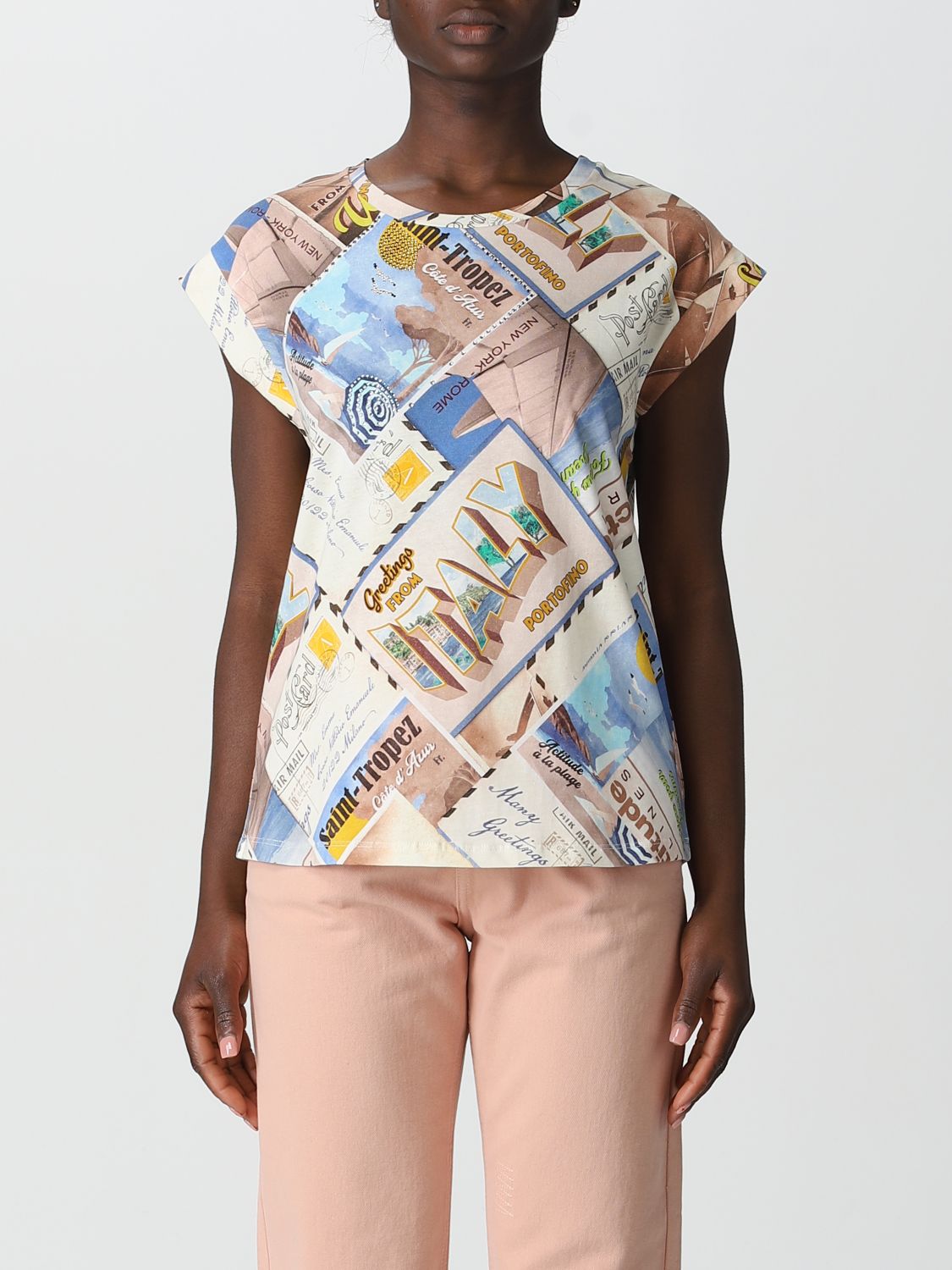 Actitude Twinset T-shirt  Woman Color Multicolor