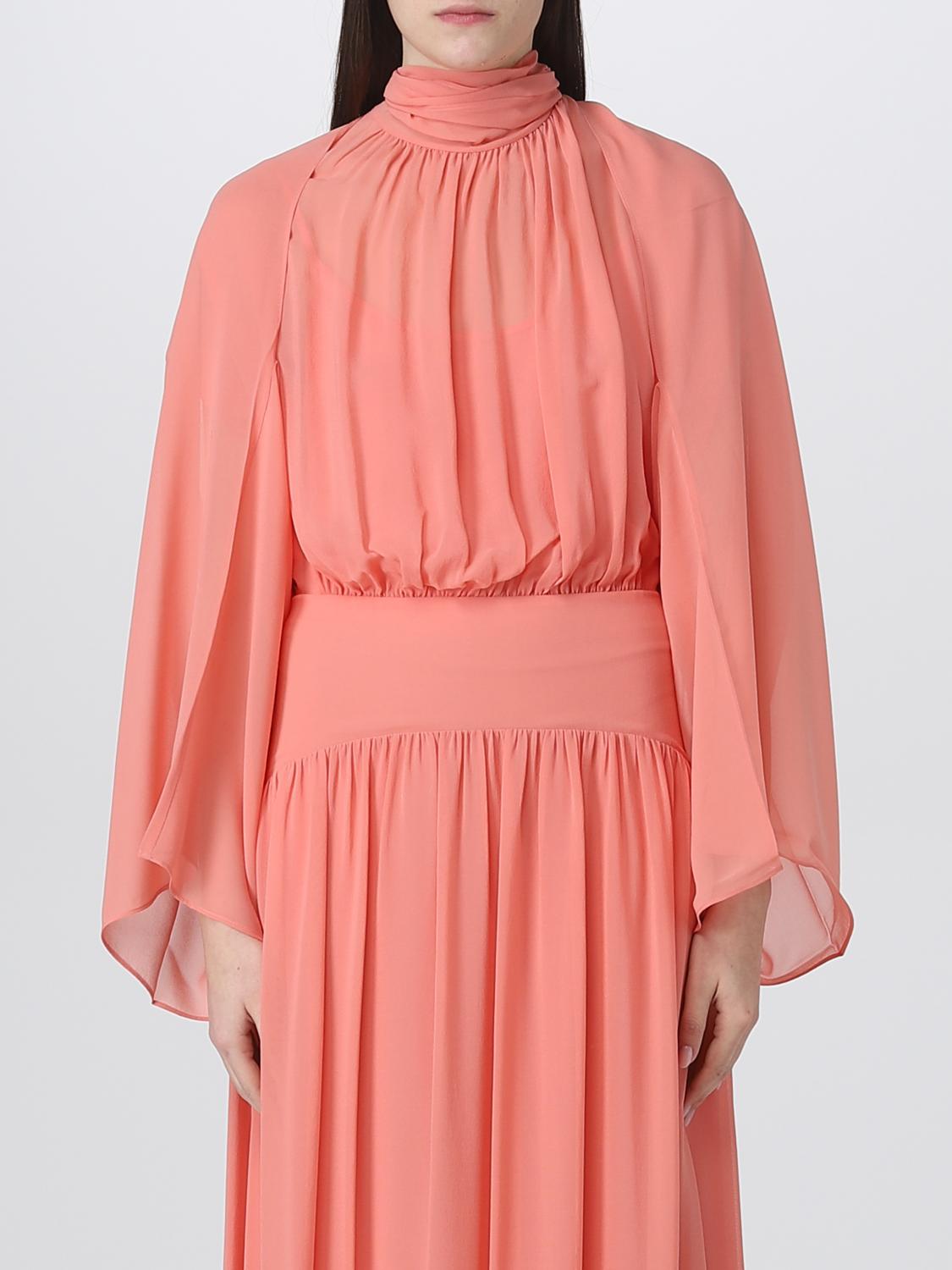 Max Mara Studio Scarf In Silk In Orange