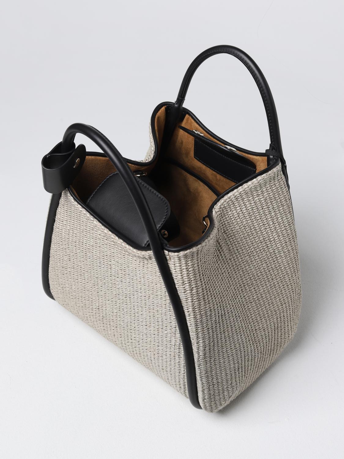Borsa a mano Max Mara: Borsa Mariness Max Mara in paglia sabbia 4