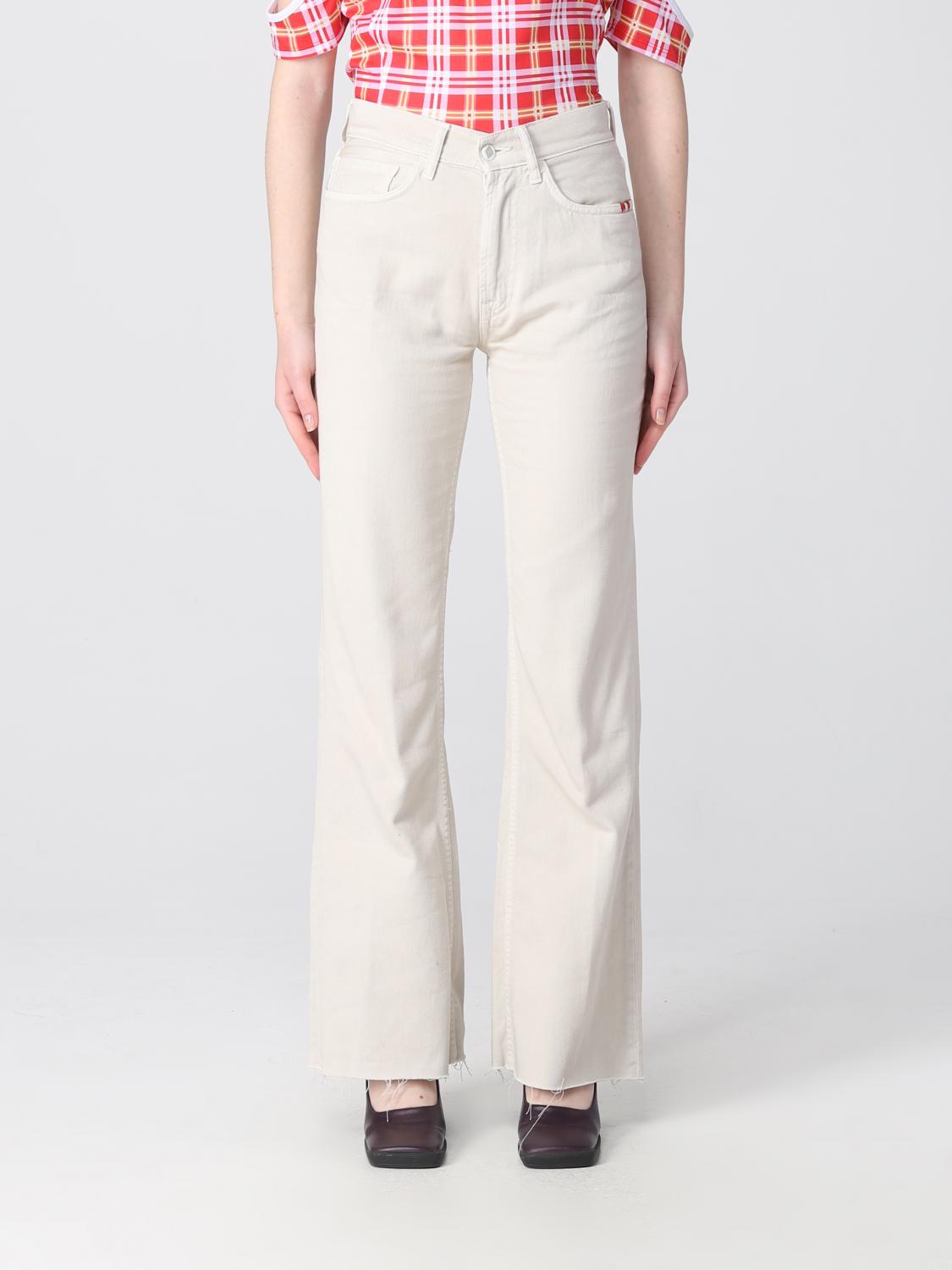 AMISH JEANS AMISH WOMAN COLOR BEIGE,E14269022