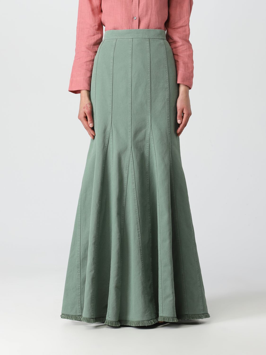 Max Mara Skirt Woman Color Pistachio | ModeSens