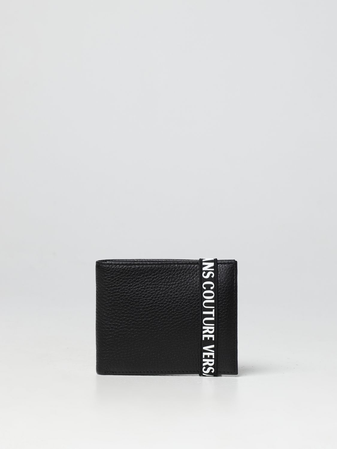 Versace Jeans Couture Wallet In Synthetic Leather In Black